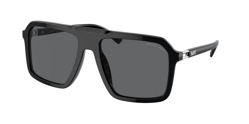 Michael Kors MURREN MK2218U Square Sunglasses  300587-Black 58-145-18 - Color Map Black