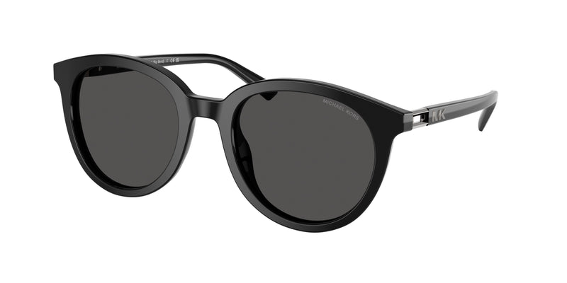 Michael Kors BIG BEND MK2227 Round Sunglasses  300587-Black 53-145-21 - Color Map Black