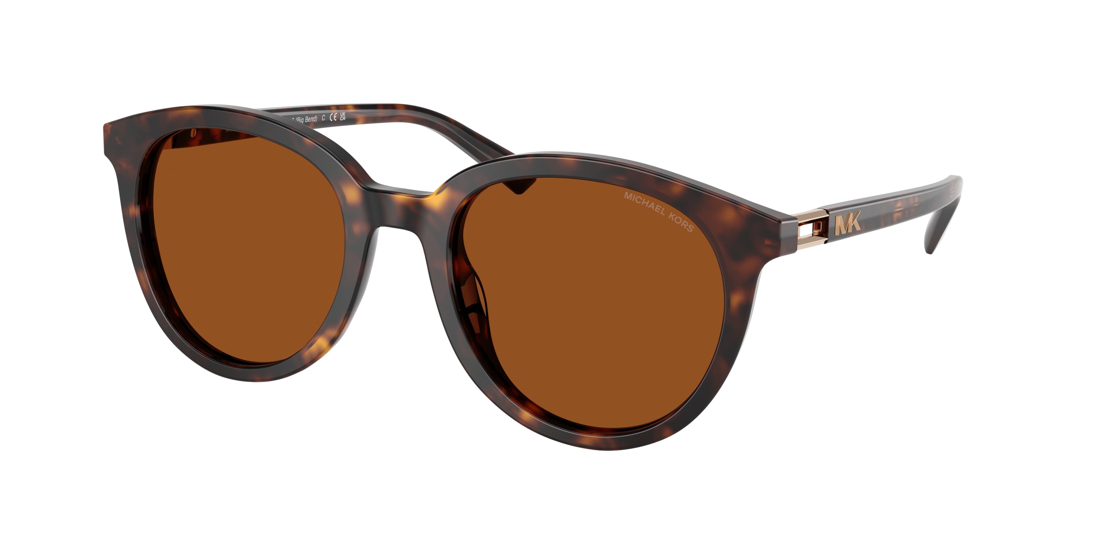 Michael Kors BIG BEND MK2227 Round Sunglasses  300673-Dark Tortoise 53-145-21 - Color Map Tortoise