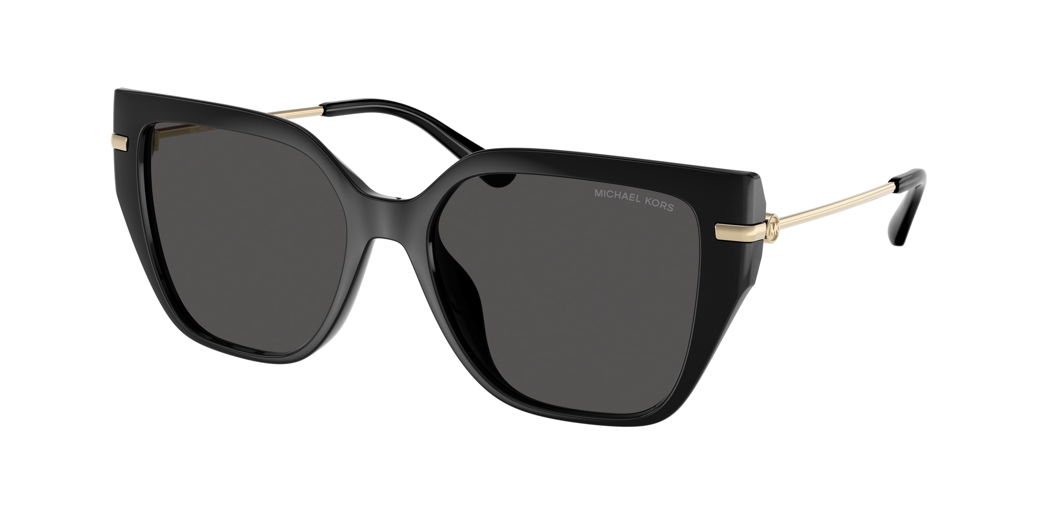 Michael Kors ST. BARTHS MK2231U Square Sunglasses  300587-Black 54-140-17 - Color Map Black