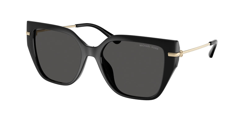 Michael Kors ST. BARTHS MK2231U Square Sunglasses  300587-Black 54-140-17 - Color Map Black