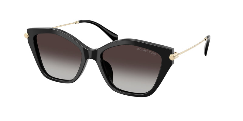 Michael Kors CATSKILLS MK2246U Irregular Sunglasses  30058G-Black 54-140-17 - Color Map Black