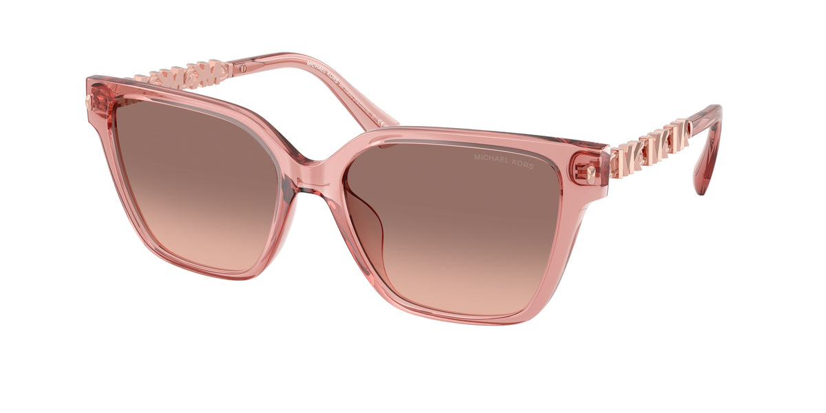 Michael Kors MK2263U Square Sunglasses for Women — Free Shipping - 56-140-17 / 310113-Pink Transparent