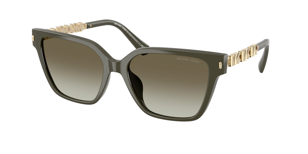 Michael Kors MK2263U Square Sunglasses for Women — Free Shipping - 56-140-17 / 39023M-Olive