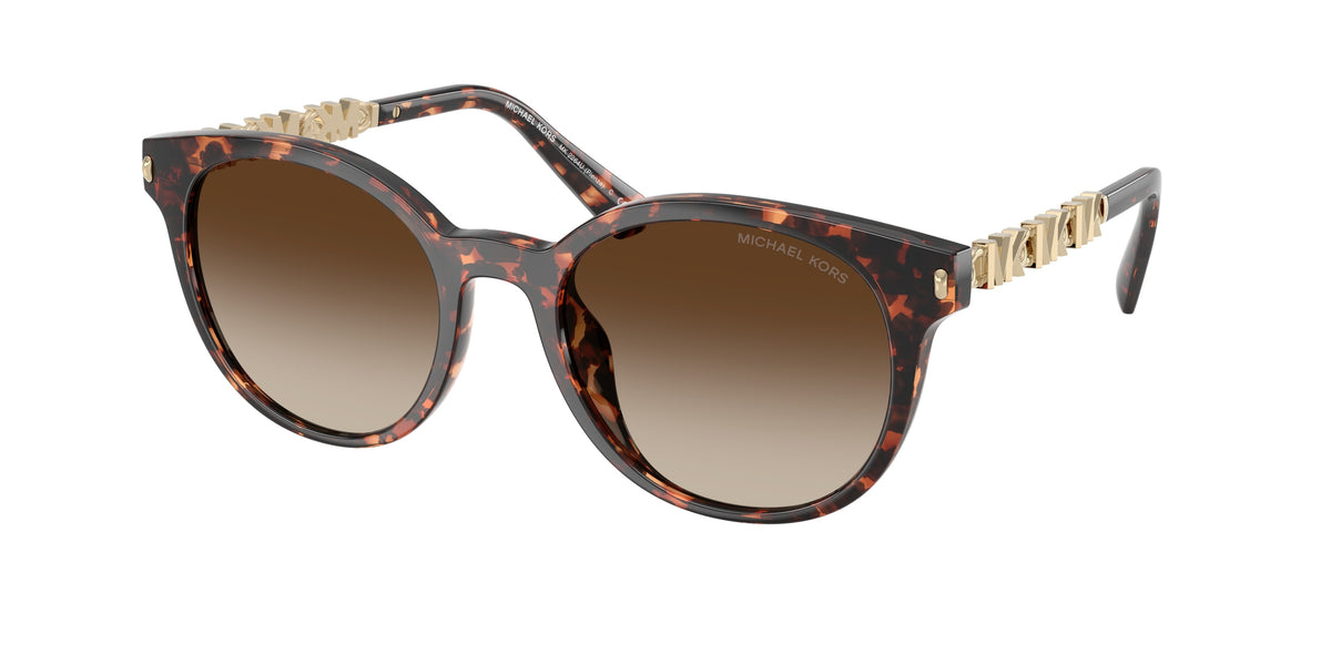 Michael Kors MK2264U Round Sunglasses for Women — Free Shipping - 53-140-20 / 300613-Dark Tortoise