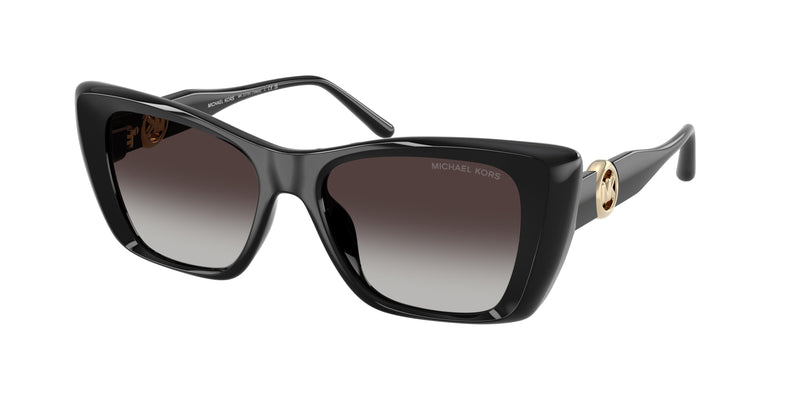 Michael Kors TOKYO MK2270U Square Sunglasses  30058G-Black 53-140-17 - Color Map Black