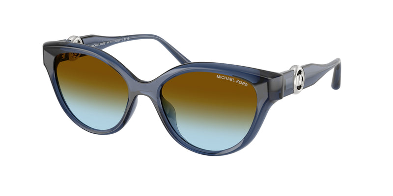 Michael Kors NAGOYA MK2271U Cat Eye Sunglasses  30025D-Navy 53-140-17 - Color Map Blue