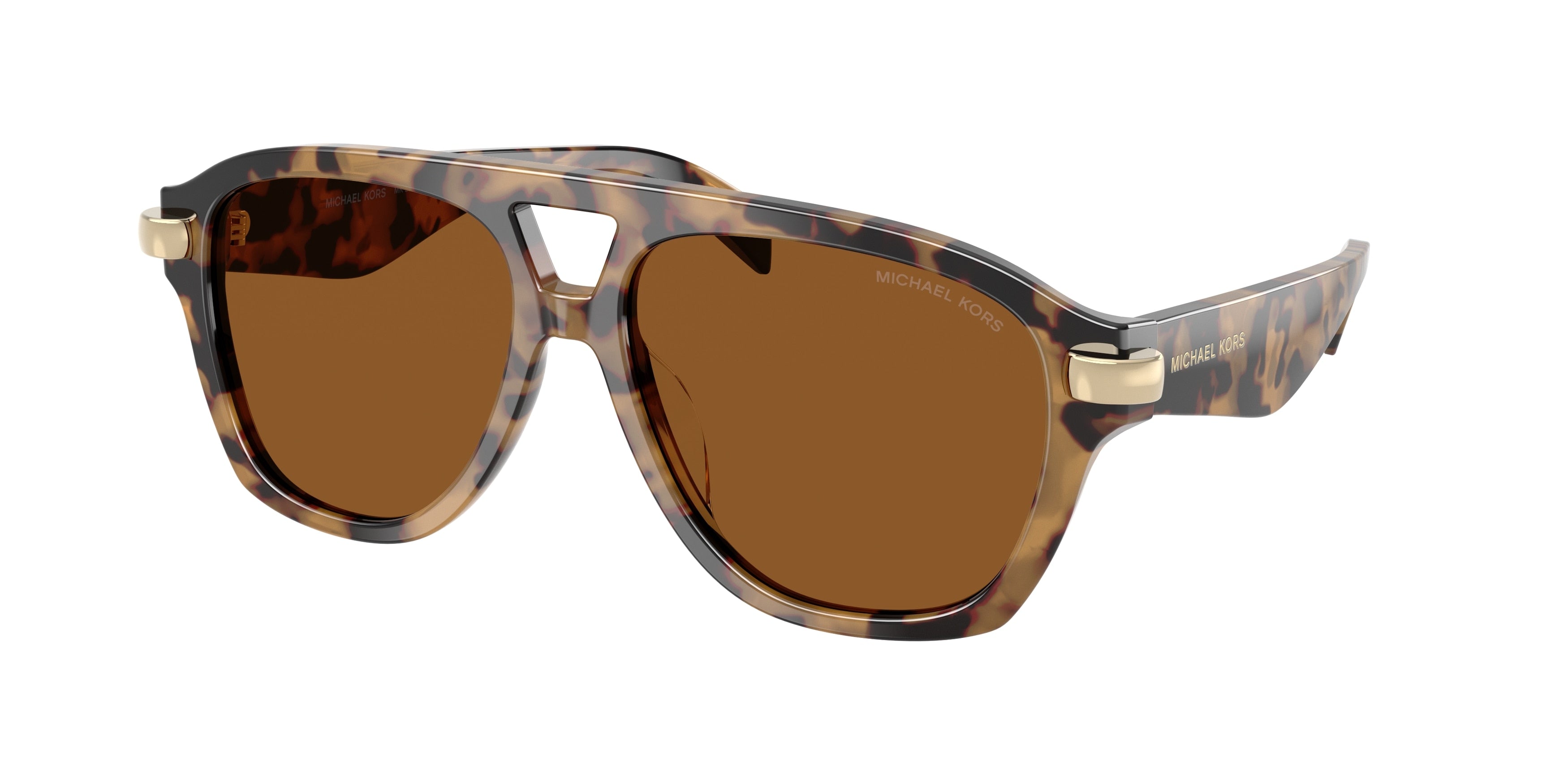 Michael Kors GRENADA MK2277U Pilot Sunglasses  393073-Vintage Tortoise 56-140-15 - Color Map Tortoise