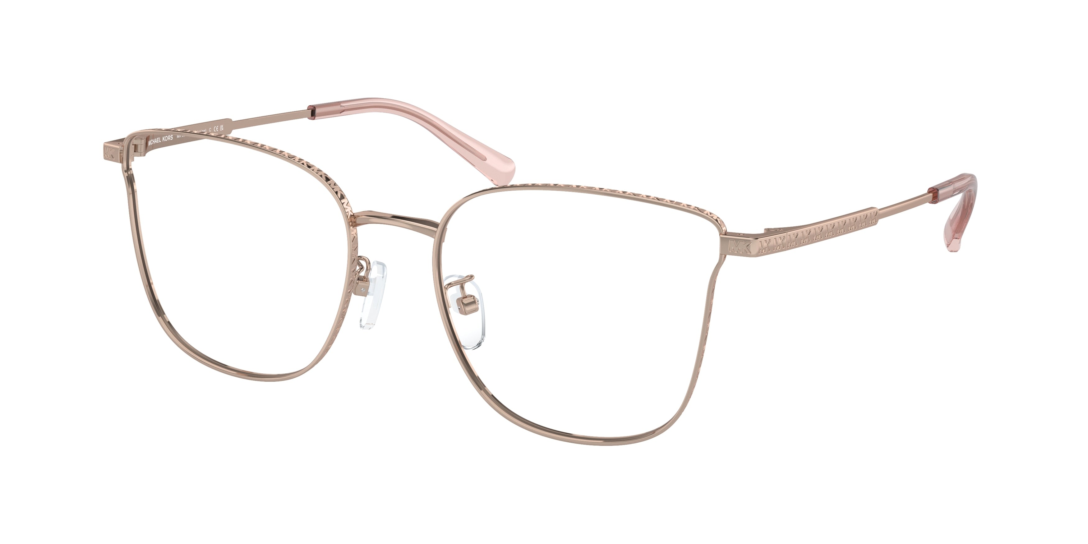 Michael Kors KOH LIPE MK3073D Cat Eye Eyeglasses  1108-Rose Gold 55-145-18 - Color Map Gold