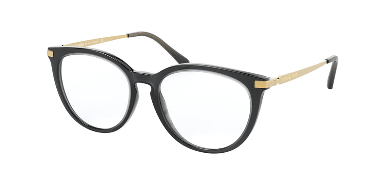 Michael Kors QUINTANA MK4074 Square Eyeglasses  3332-Dark Grey Transparent 51-140-16 - Color Map Grey