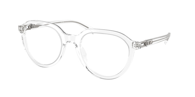 Michael Kors REDWOOD MK4129 Round Eyeglasses  3015-Clear 53-145-21 - Color Map Transparent