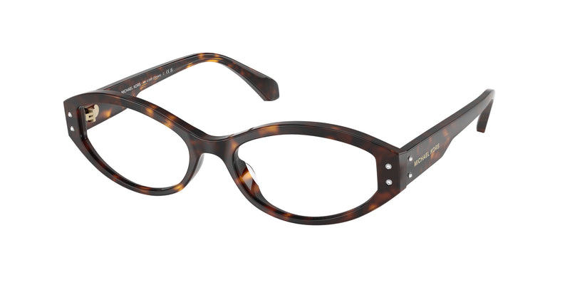 Michael Kors CORVARA MK4139B Oval Eyeglasses  3006-Dark Tortoise 54-140-17 - Color Map Tortoise