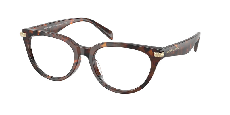 Michael Kors CASPER MK4168D Cat Eye Eyeglasses  4031-Luggage Tortoise 54-145-18 - Color Map Tortoise