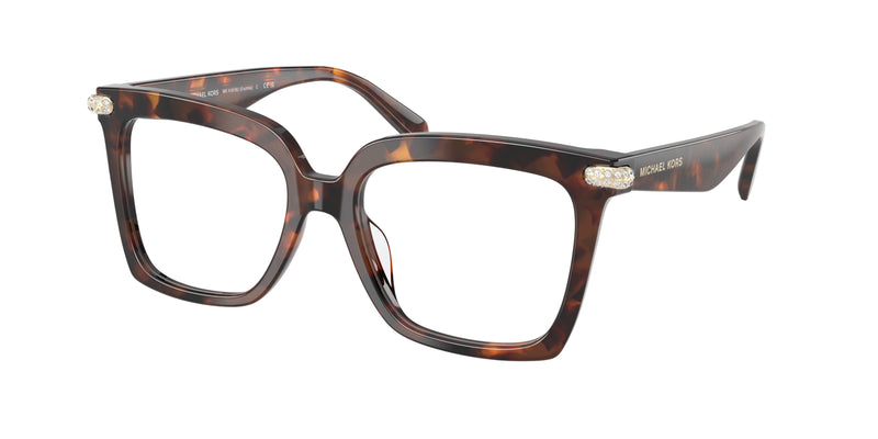 Michael Kors EXUMAS MK4191BU Square Eyeglasses  4031-Luggage Tortoise 53-140-17 - Color Map Tortoise
