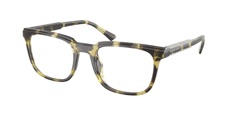 Michael Kors LAHAINA MK4192U Square Eyeglasses  4029-Olive Tortoise 53-145-20 - Color Map Green
