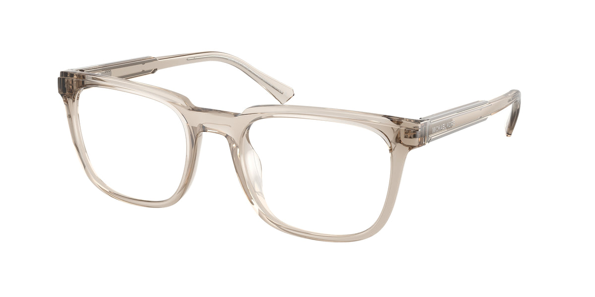 Michael Kors LAHAINA MK4192U Square Eyeglasses  4050-Butter Transparent 53-145-20 - Color Map Yellow