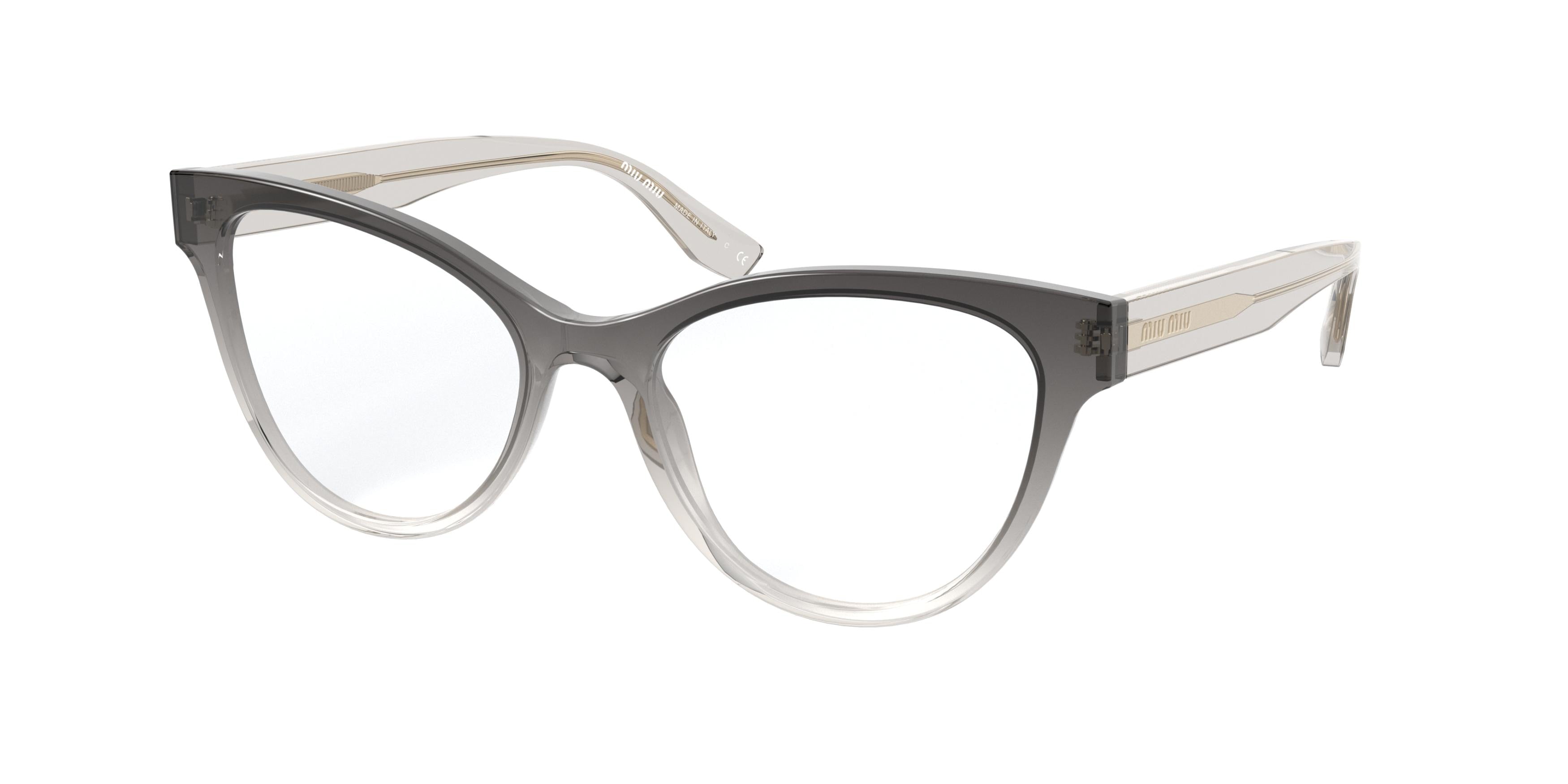 Miu Miu CORE COLLECTION MU01TV Square Eyeglasses  05I1O1-Grey Gradient 53-140-18 - Color Map Grey