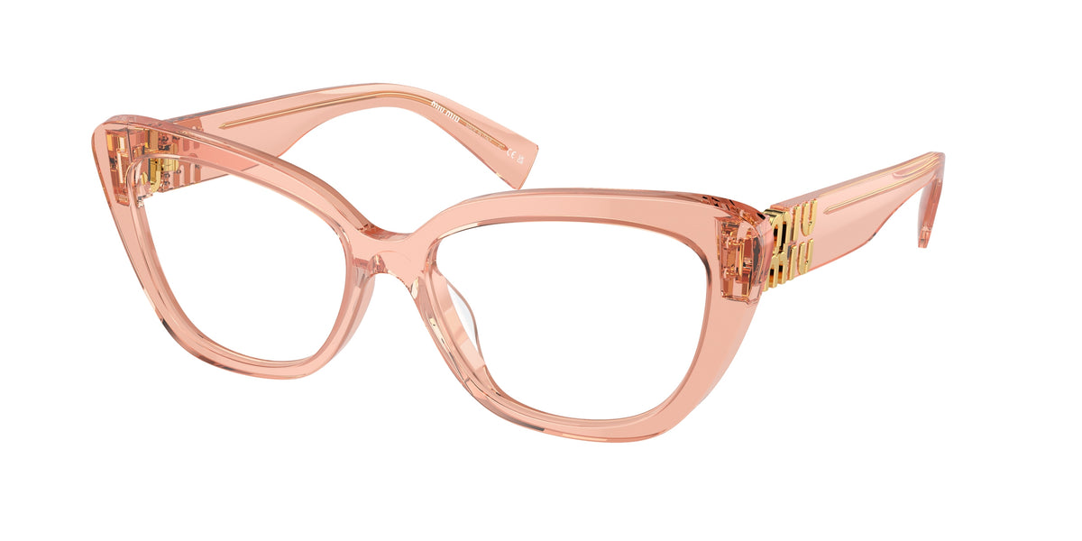 Miu Miu MU05VV Cat Eye Eyeglasses  13T1O1- 55-140-16 - Color Map Pink