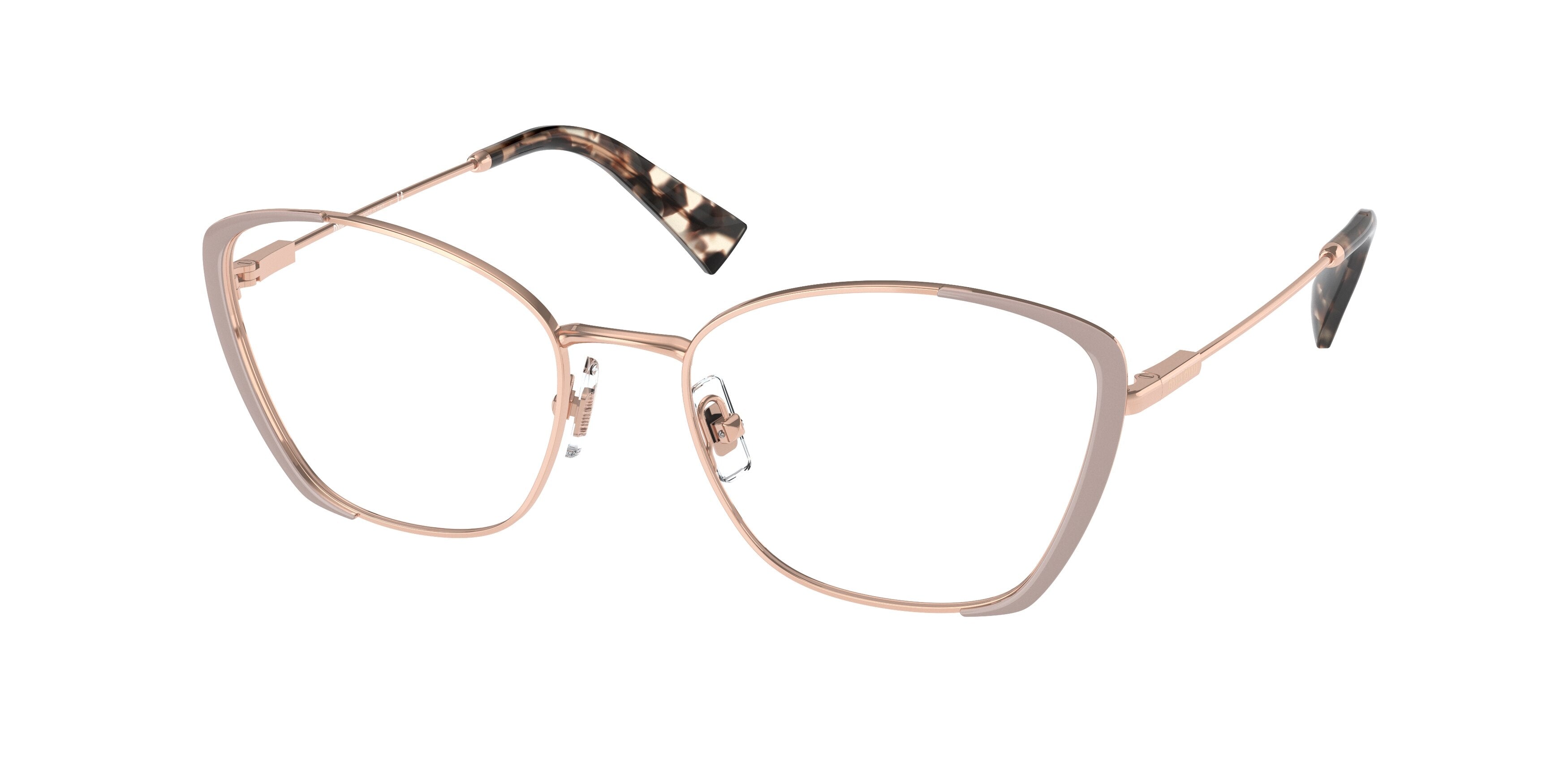 Miu Miu MU51UV Phantos Eyeglasses  08X1O1-Pink 54-140-18 - Color Map Pink