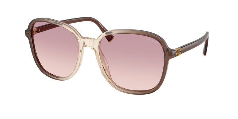 Miu Miu MUB01SF Pillow Sunglasses  25G40S-Brown Gradient 58-140-18 - Color Map Brown