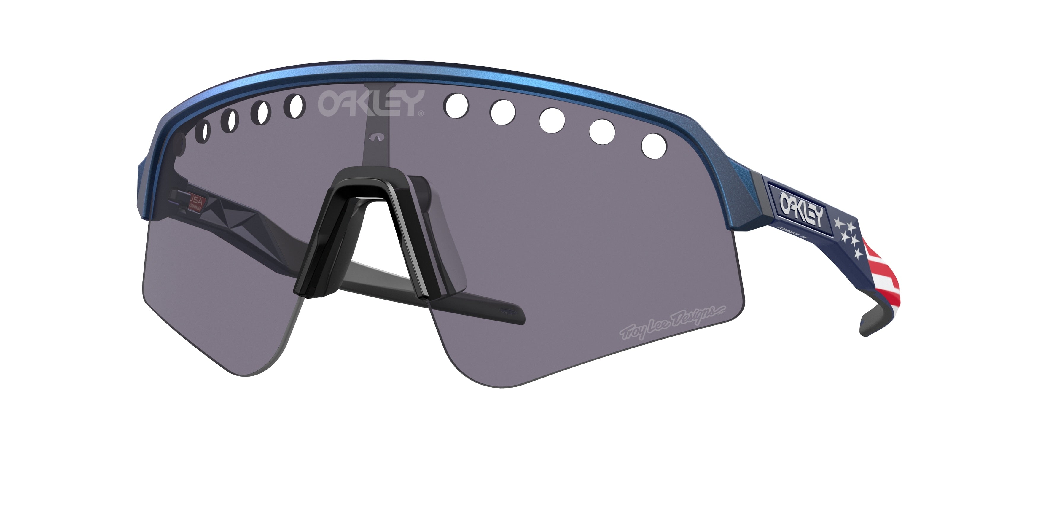 Oakley SUTRO LITE SWEEP OO9465 Shield Sunglasses  946528-Troy Lee Designs Blue Colorshift 39-138-139 - Color Map Blue