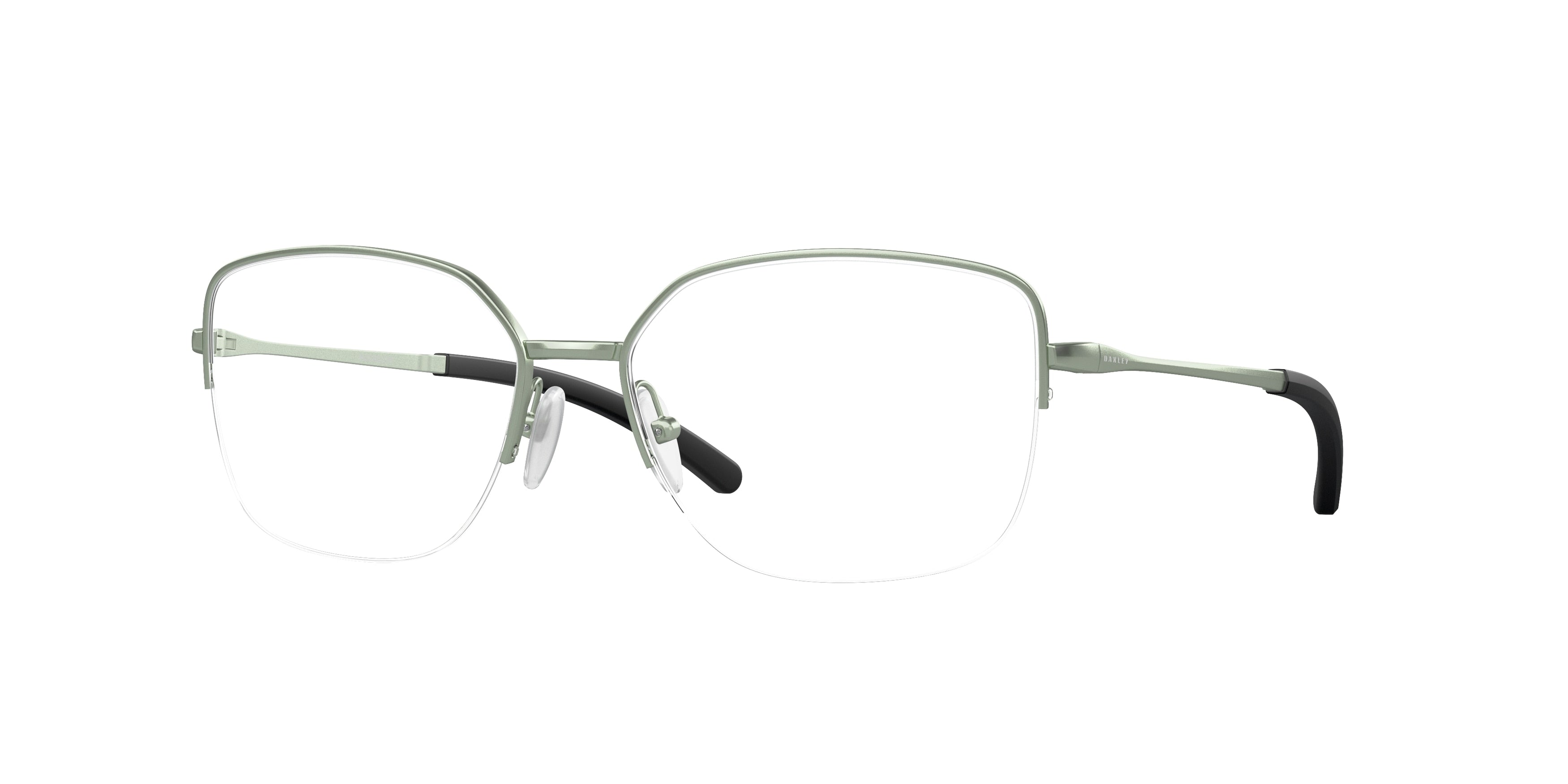 Oakley Optical MOONGLOW OX3006 Round Eyeglasses  300605-Satin Jade 55-140-16 - Color Map Green