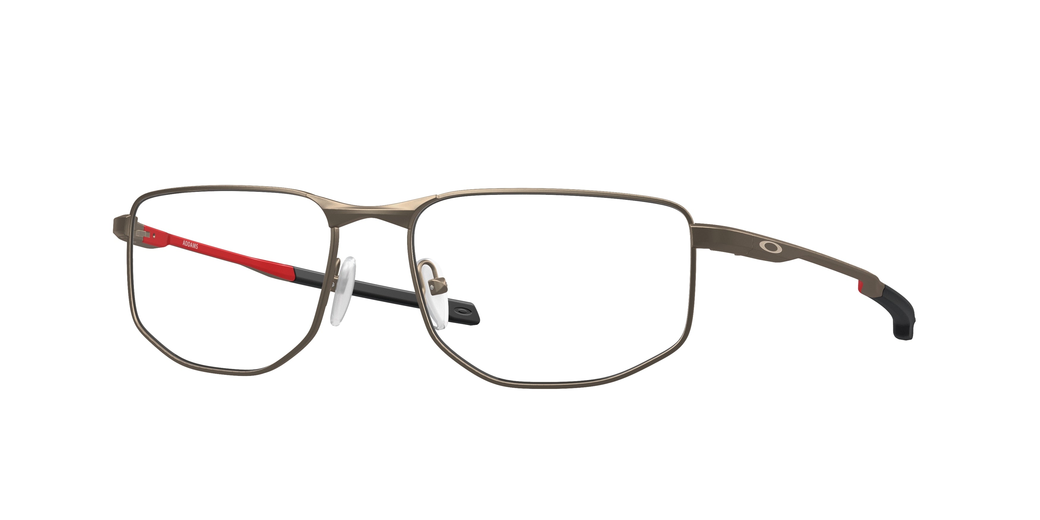 Oakley Optical ADDAMS OX3012 Rectangle Eyeglasses  301202-Pewter 56-140-17 - Color Map Grey