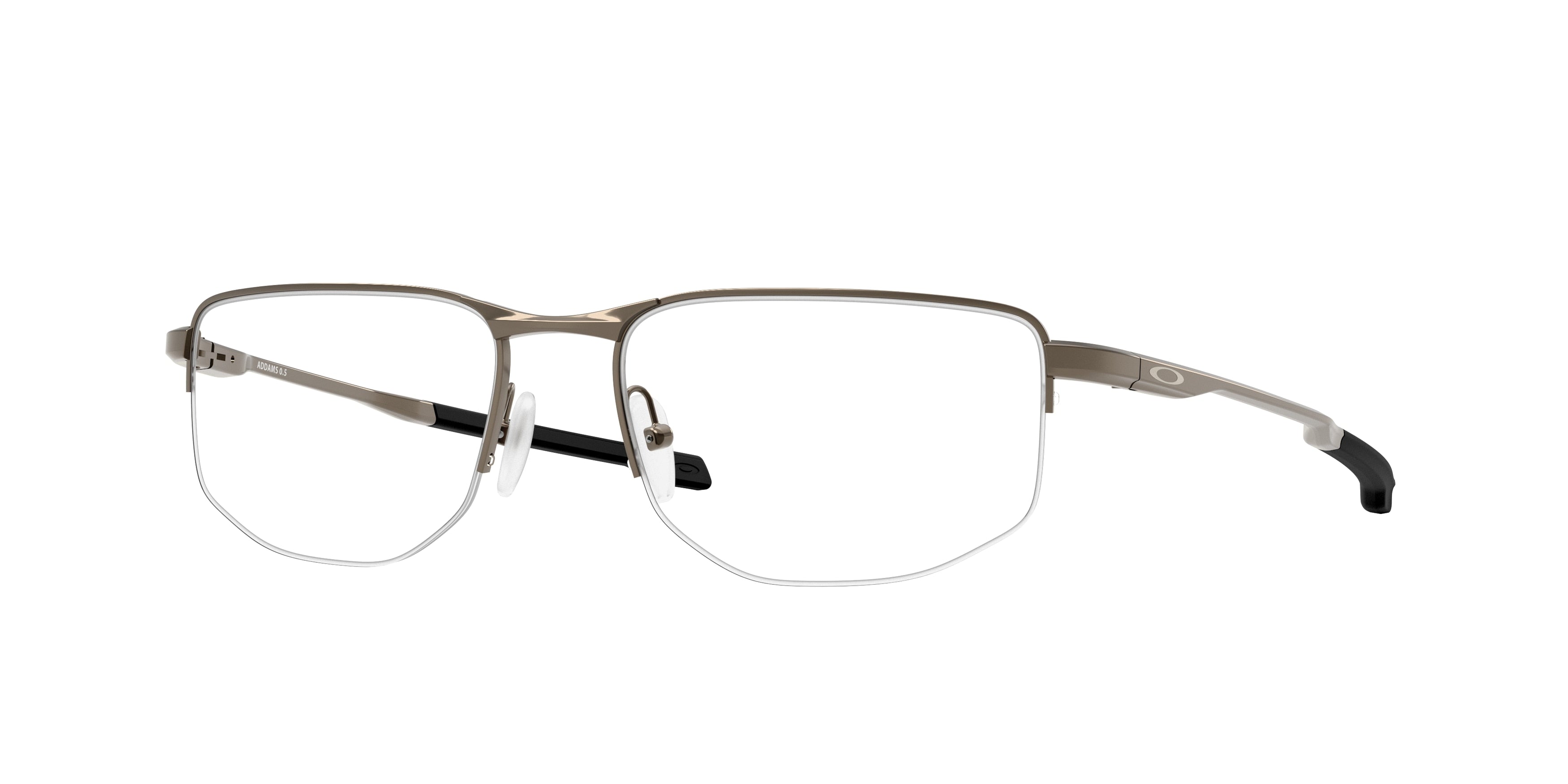 Oakley Optical ADDAMS 0.5 OX3035 Rectangle Eyeglasses  303502-Pewter 56-140-18 - Color Map Grey