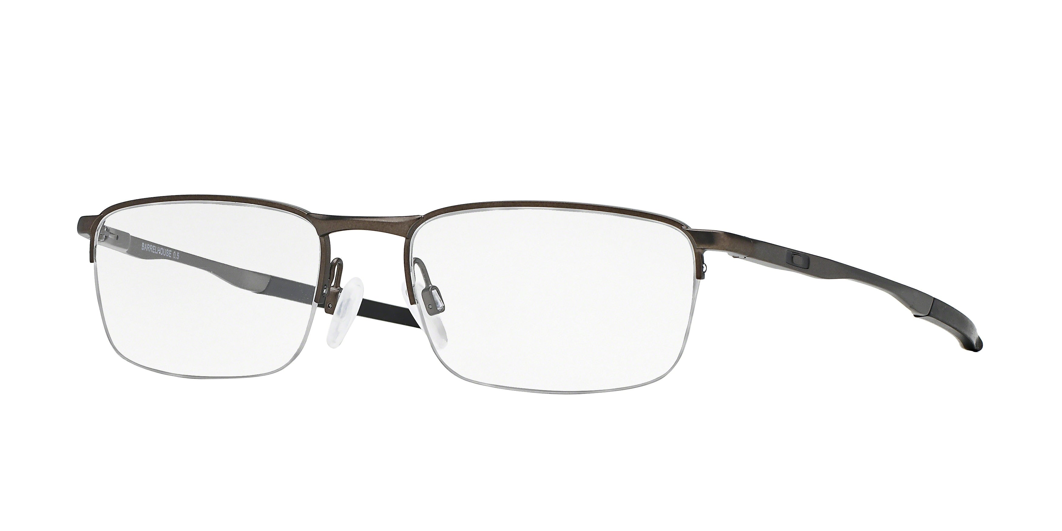Oakley Optical BARRELHOUSE 0.5 OX3174 Rectangle Eyeglasses  317402-Pewter 53-139-18 - Color Map Grey
