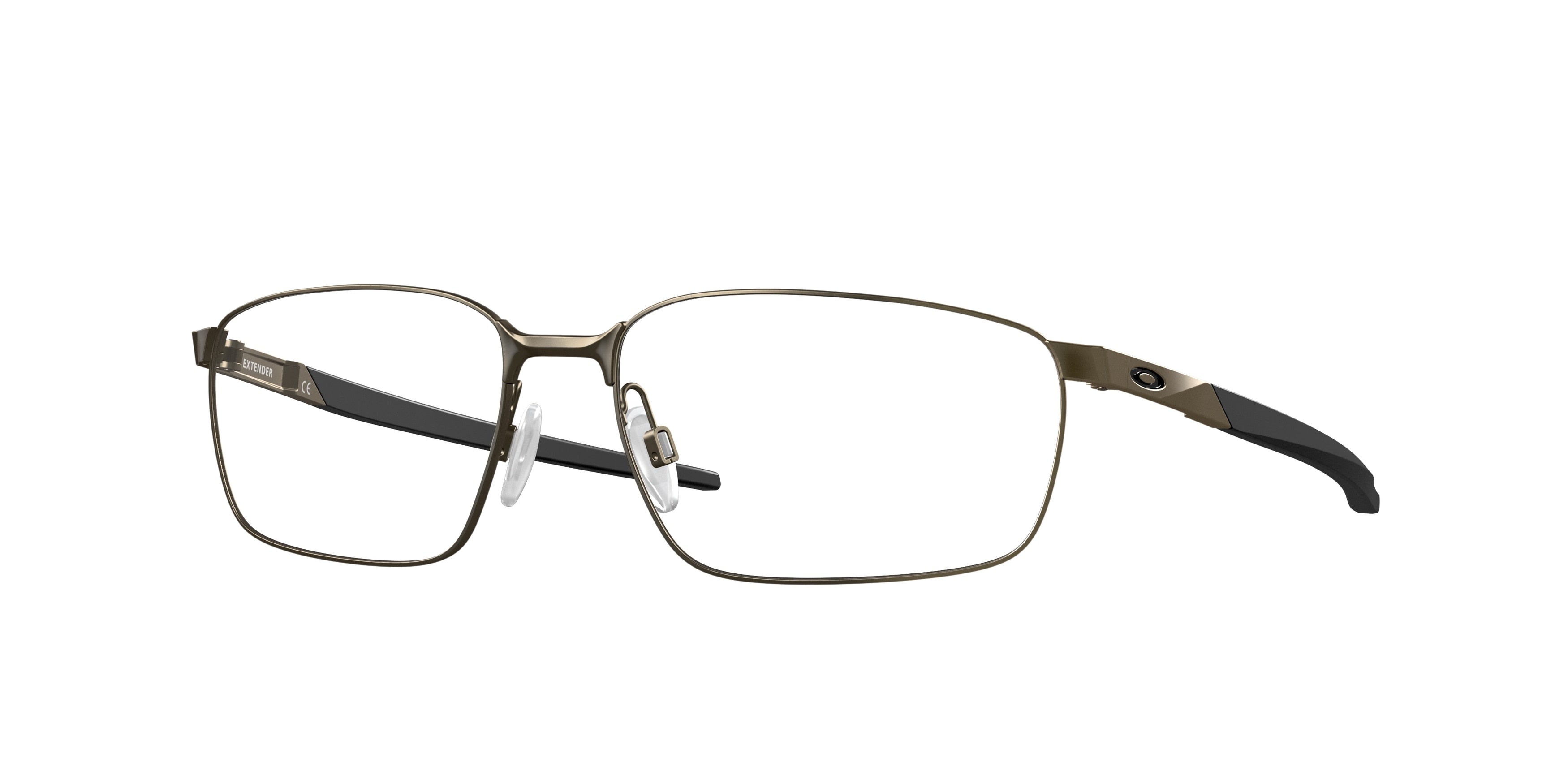 Oakley Optical EXTENDER OX3249 Rectangle Eyeglasses  324902-Pewter 58-135-16 - Color Map Grey