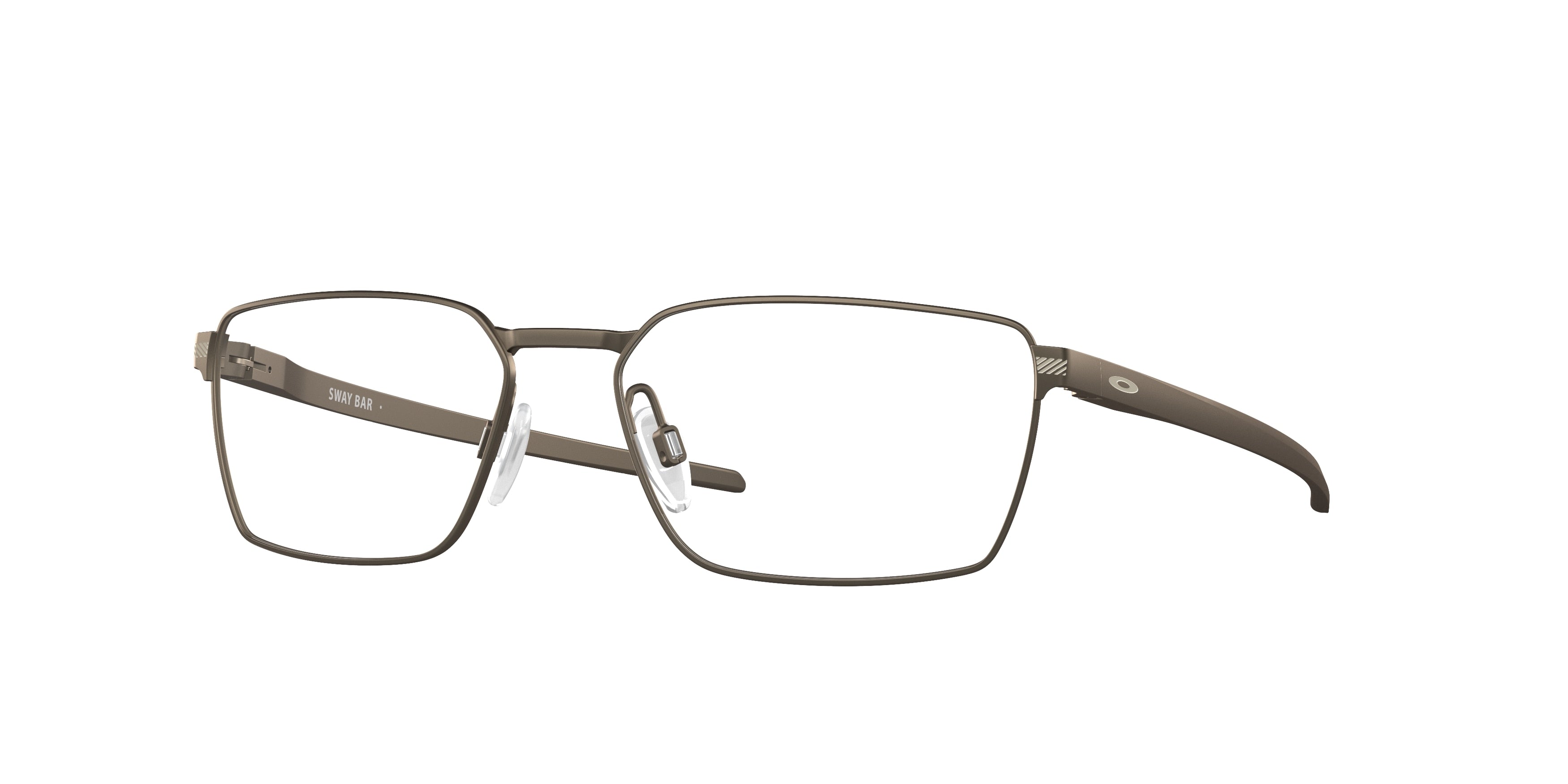 Oakley Optical SWAY BAR OX5078 Rectangle Eyeglasses  507802-Pewter 55-136-16 - Color Map Grey