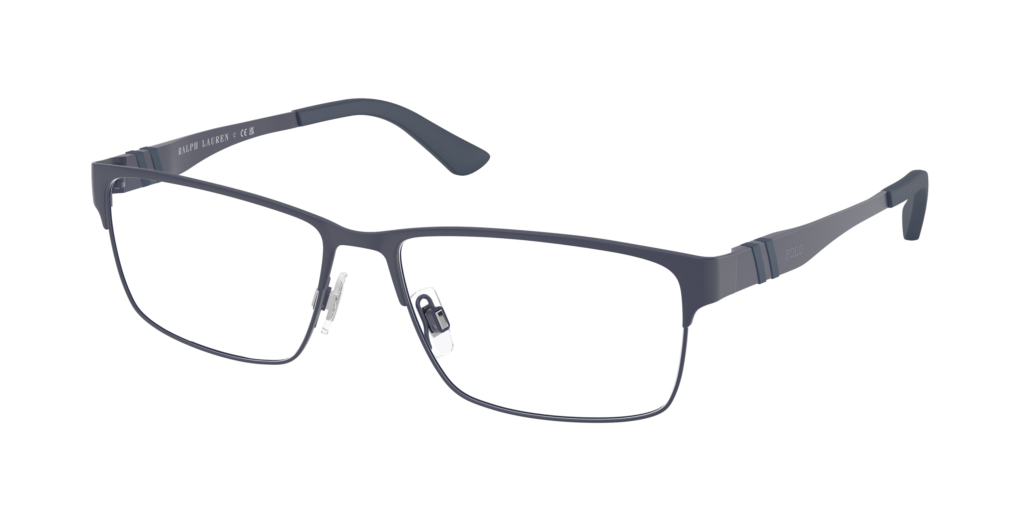 Polo PH1147 Rectangle Eyeglasses  9303-Navy Blue 56-150-16 - Color Map Blue