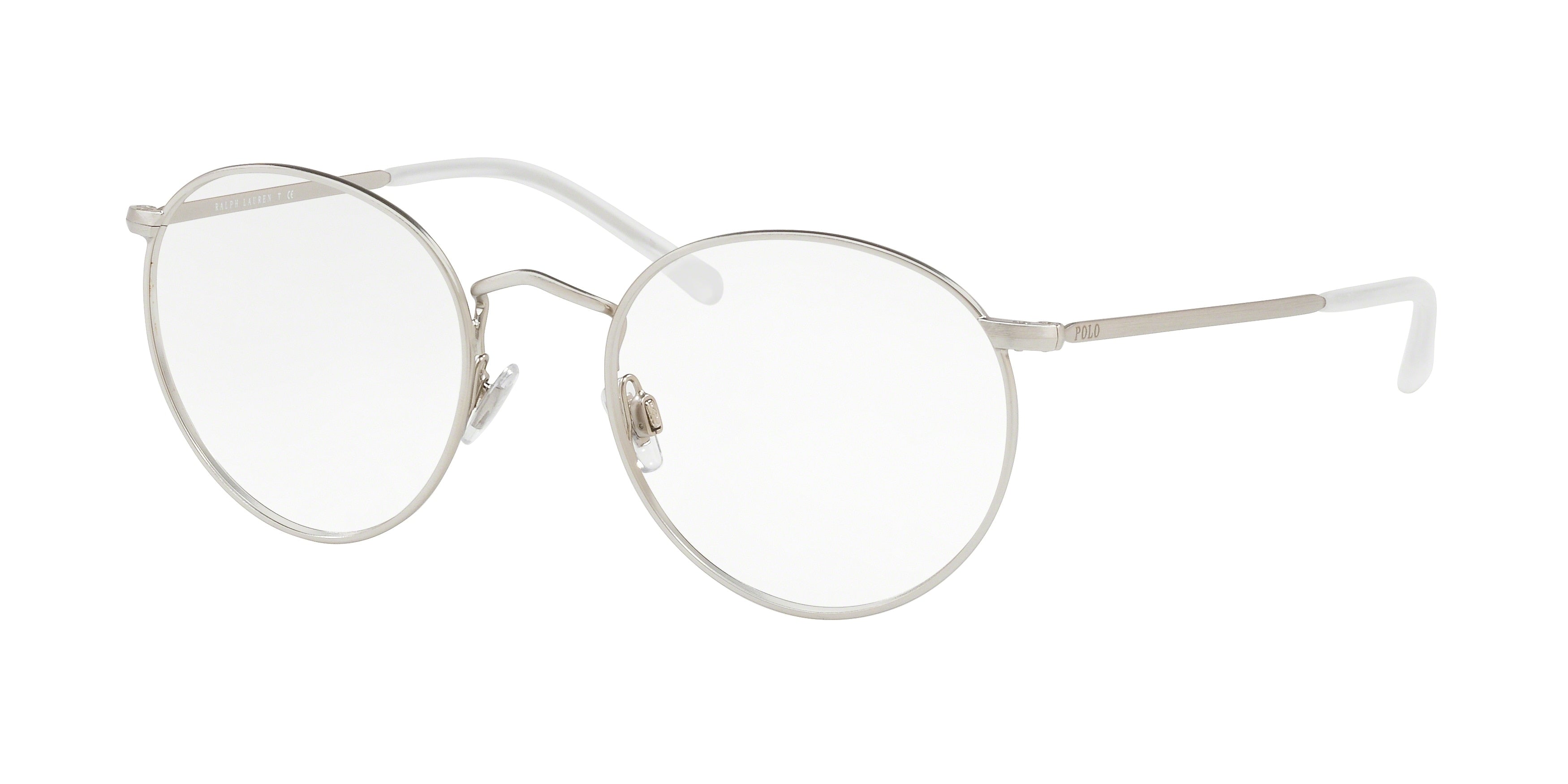 Polo PH1179 Phantos Eyeglasses  9326-Semi-Shiny Brushed Silver 51-145-20 - Color Map Silver