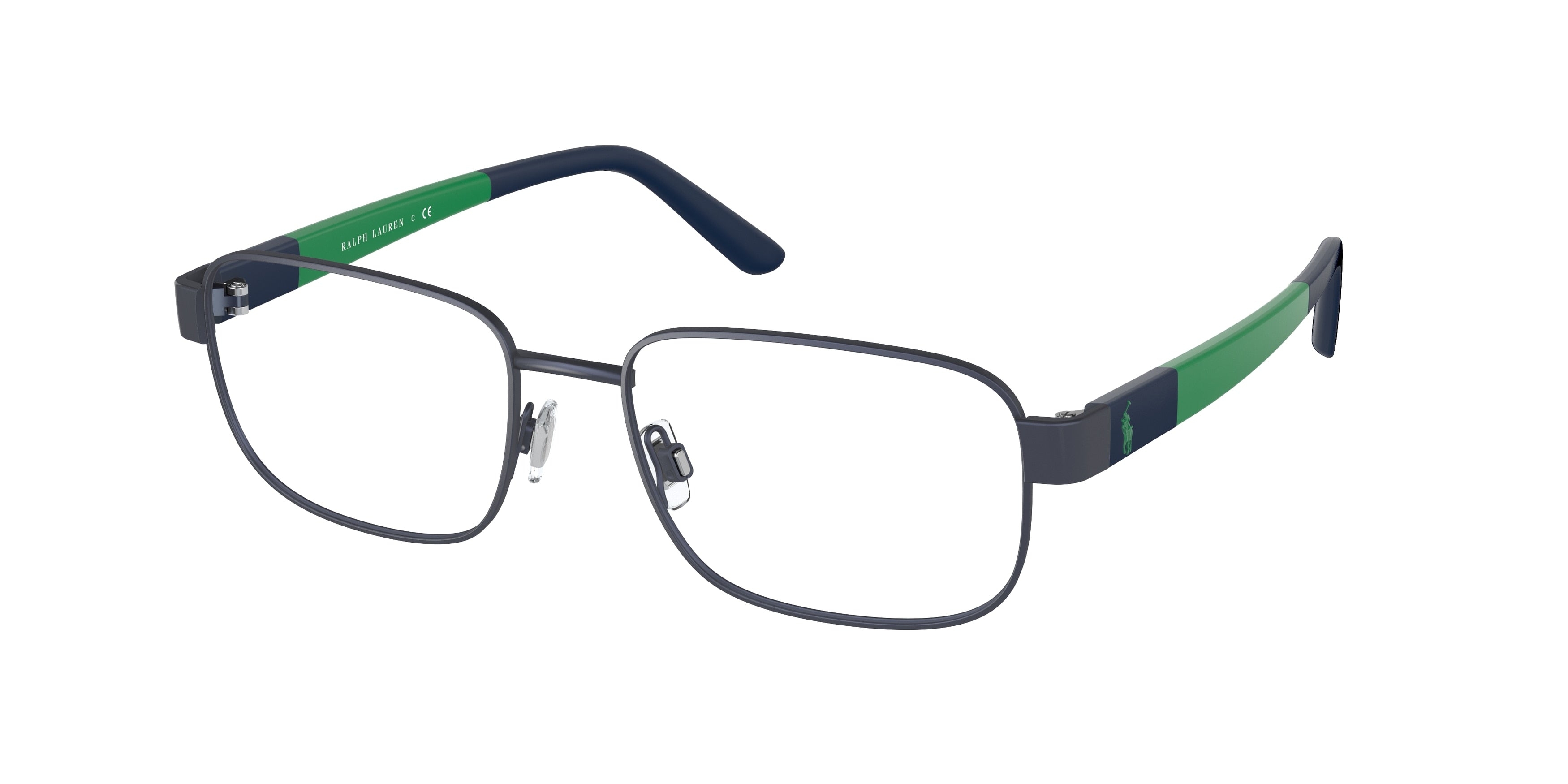 Polo PH1209 Pillow Eyeglasses  9364-Matte Navy Blue 55-145-17 - Color Map Blue