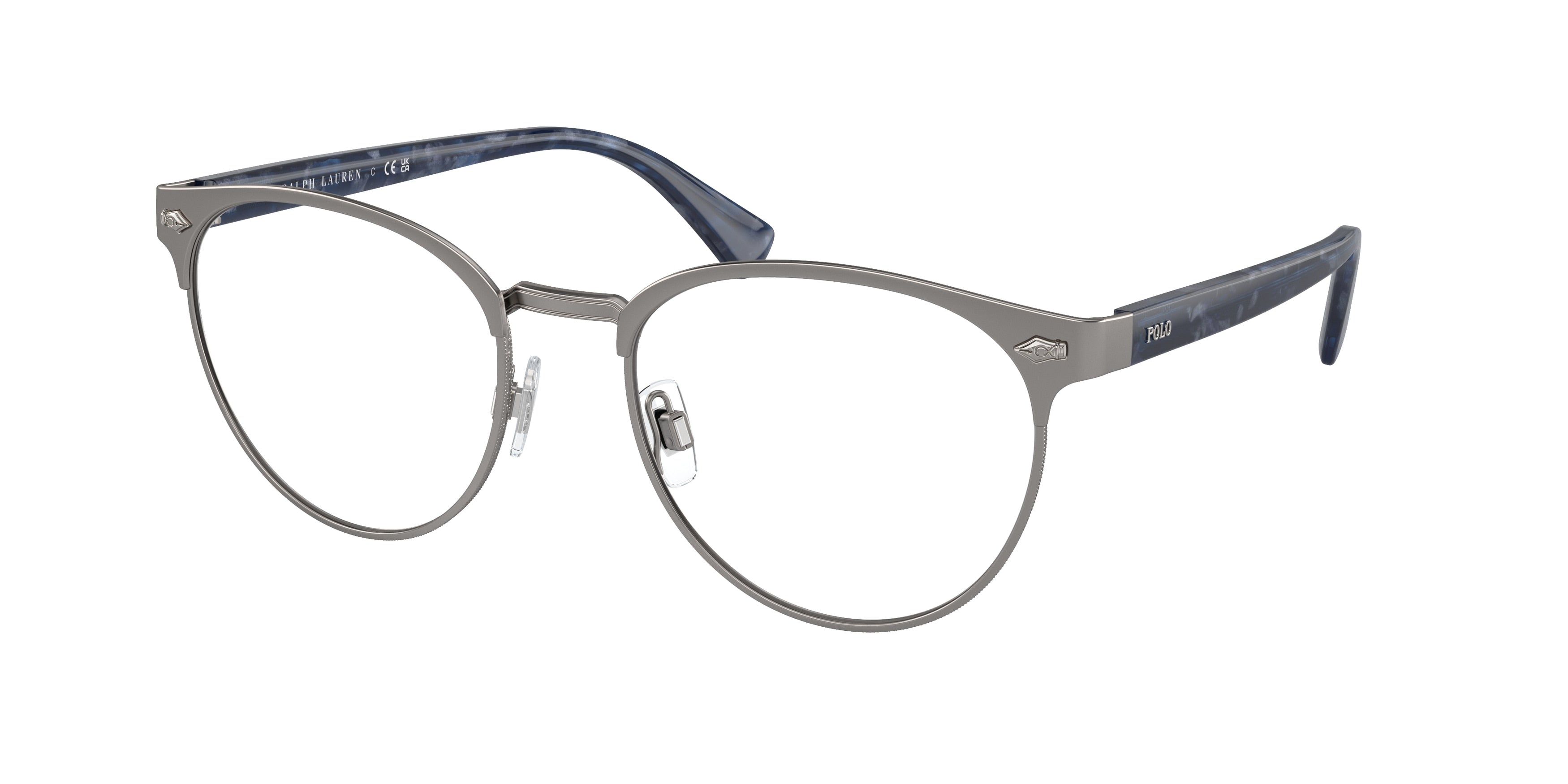 Polo PH1226 Phantos Eyeglasses  9275-Matte Gunmetal 54-145-19 - Color Map Grey