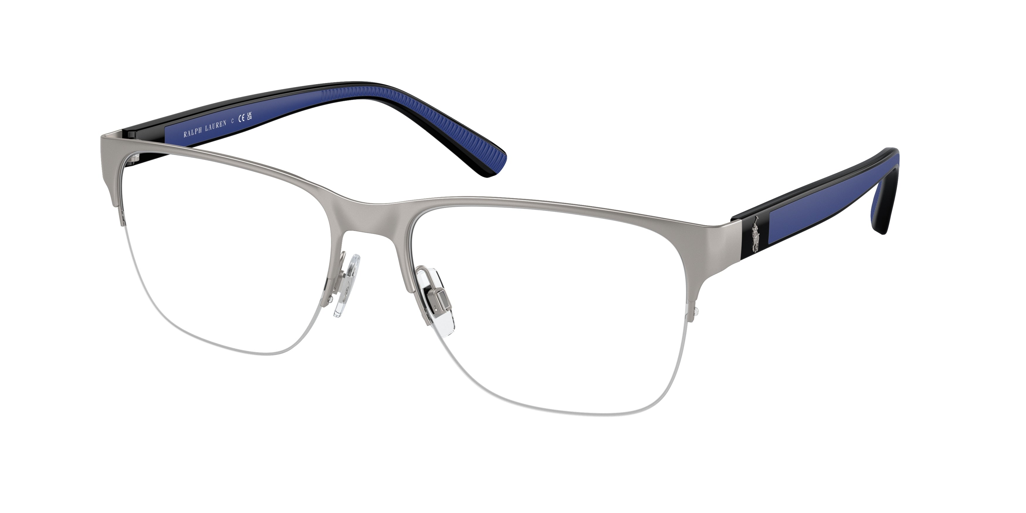 Polo PH1228 Pillow Eyeglasses  9266-Semishiny Gunmetal 57-145-17 - Color Map Grey