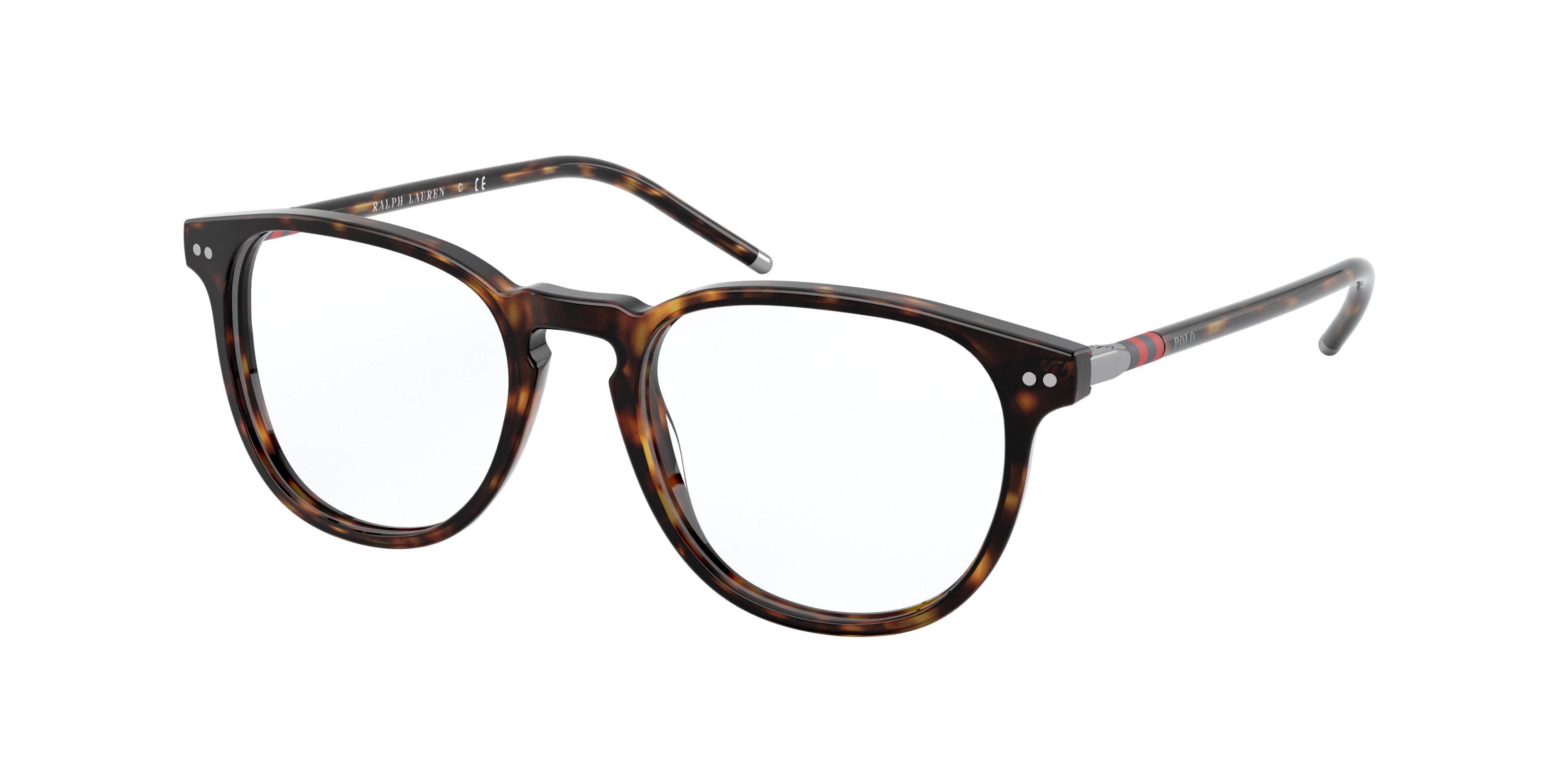 Polo PH2225 Phantos Eyeglasses  5003-Shiny Dark Havana 52-140-18 - Color Map Tortoise