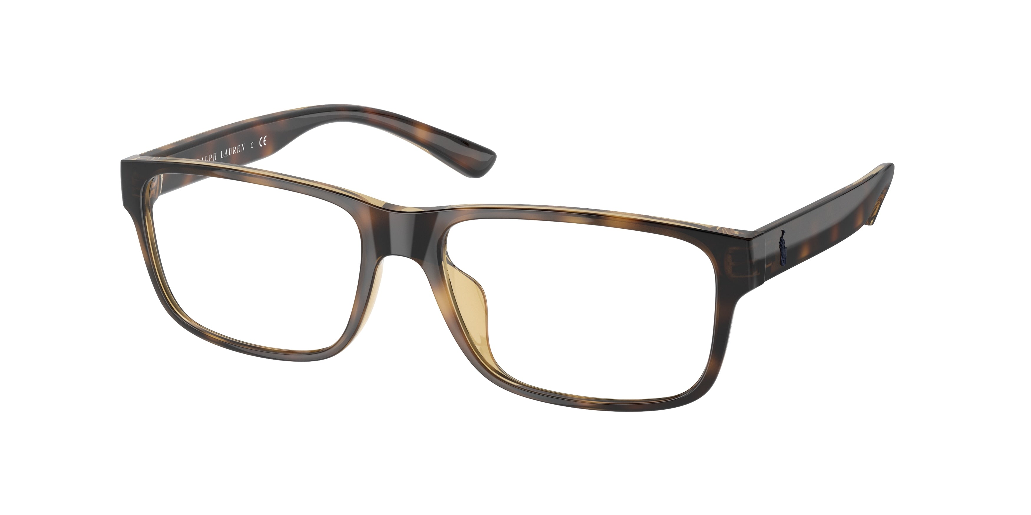 Polo PH2237U Pillow Eyeglasses  5003-Shiny Havana 55-145-16 - Color Map Tortoise