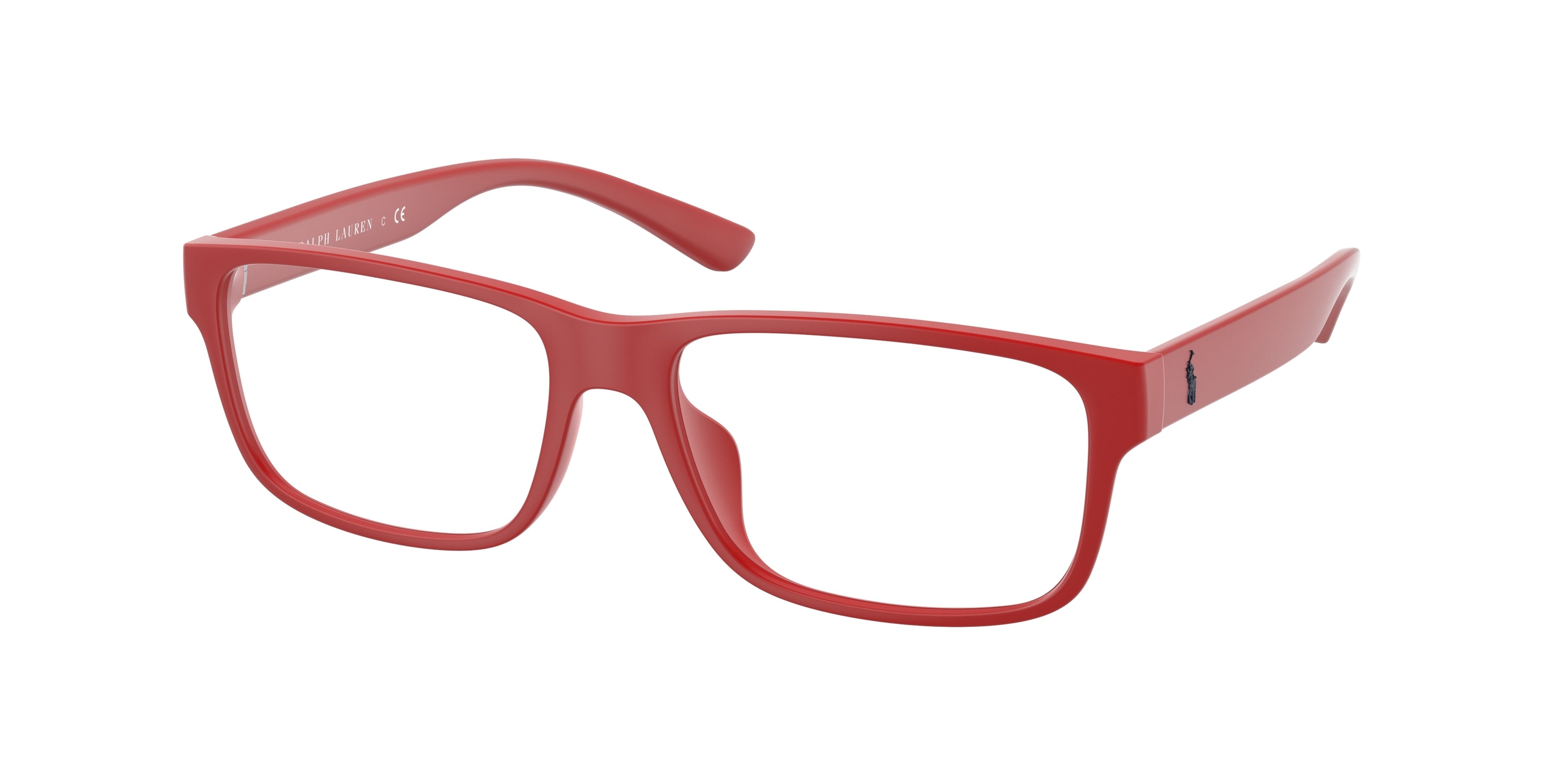Polo PH2237U Pillow Eyeglasses  5594-Matte Red 55-145-16 - Color Map Red