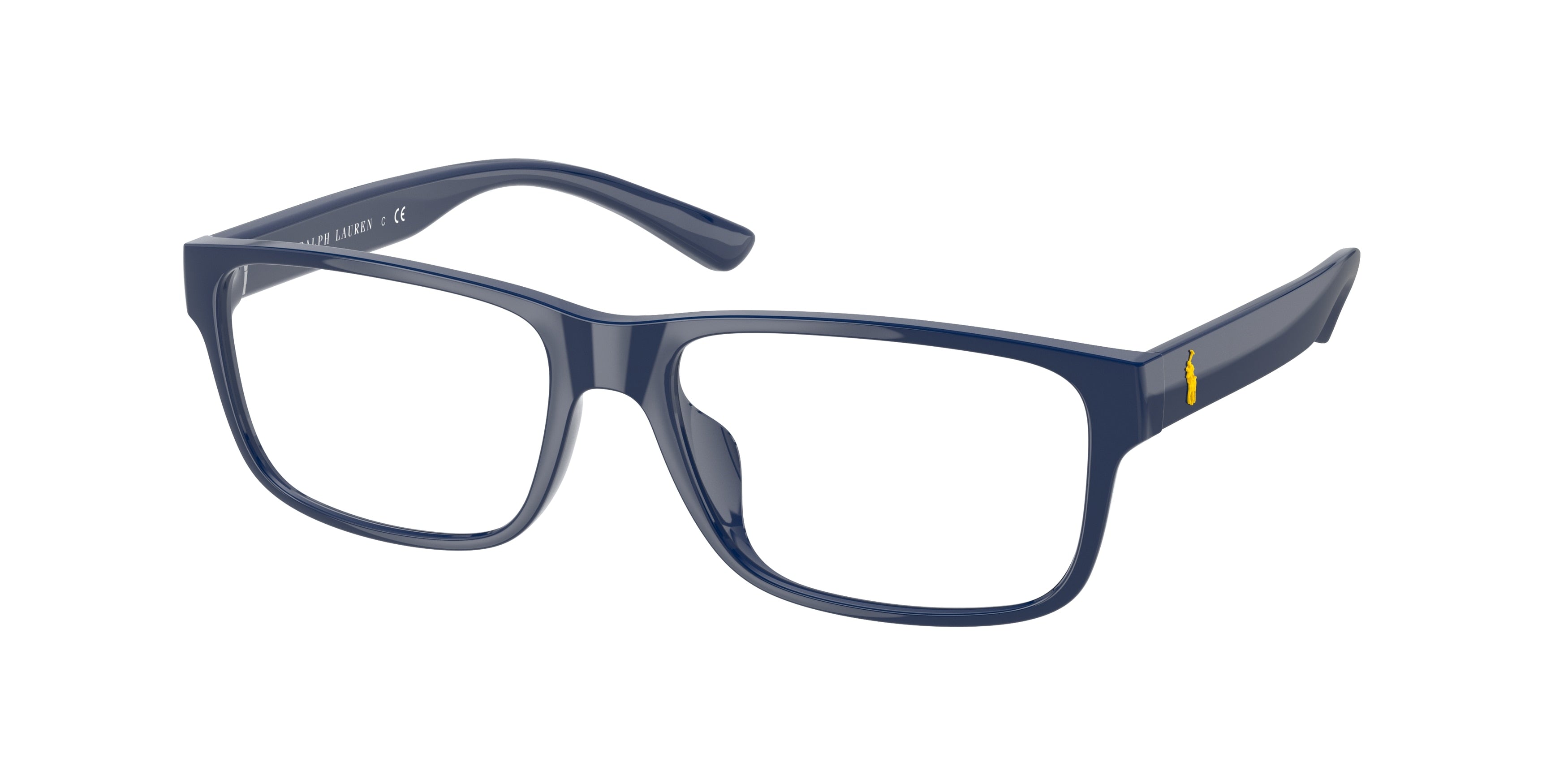 Polo PH2237U Pillow Eyeglasses  5620-Shiny Navy Blue 55-145-16 - Color Map Blue