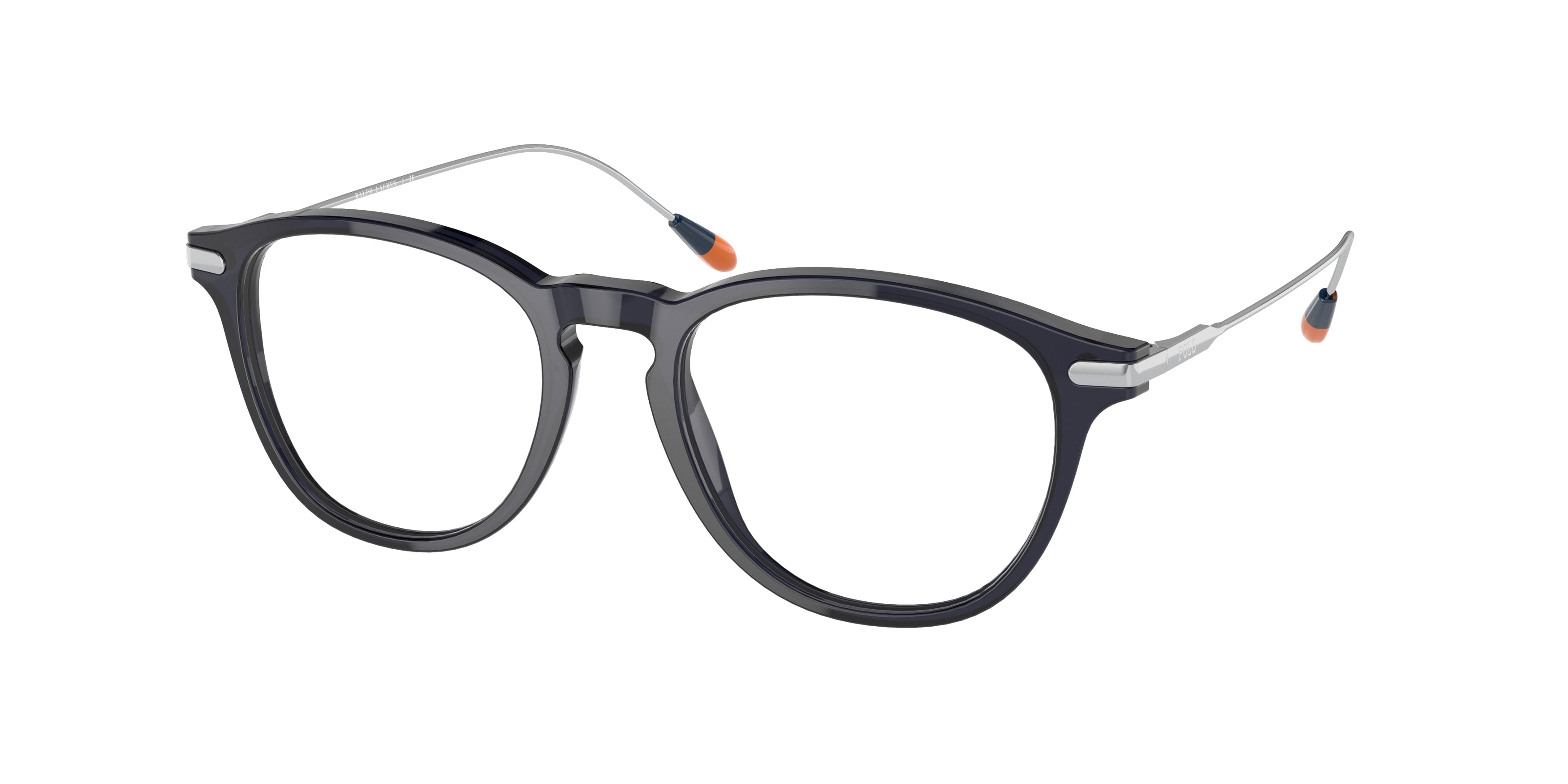 Polo PH2241 Phantos Eyeglasses  5964-Shiny Transparent Navy Blue 50-145-18 - Color Map Blue