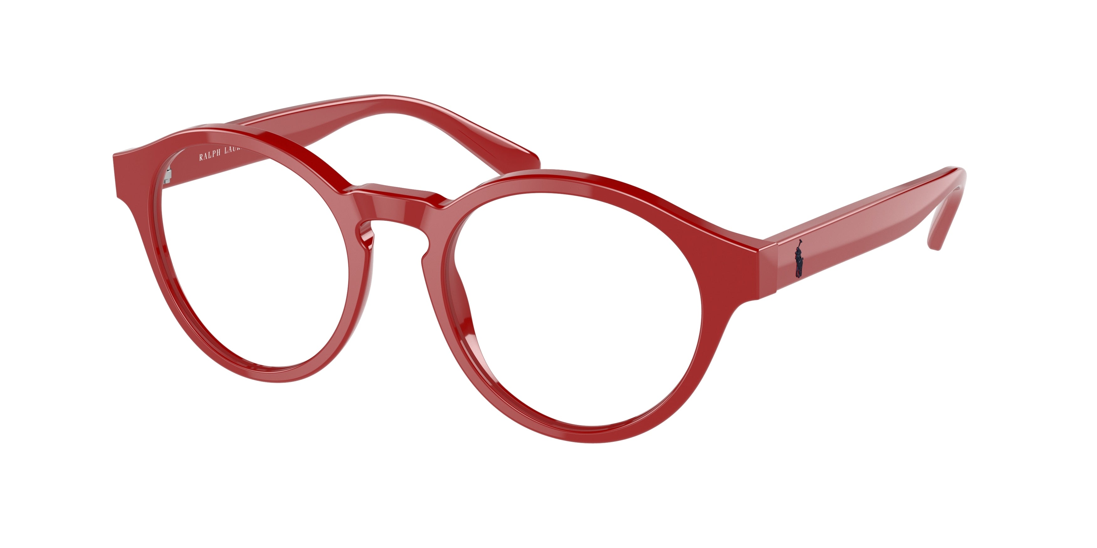 Polo PH2243 Phantos Eyeglasses  5257-Shiny Red 50-145-19 - Color Map Red