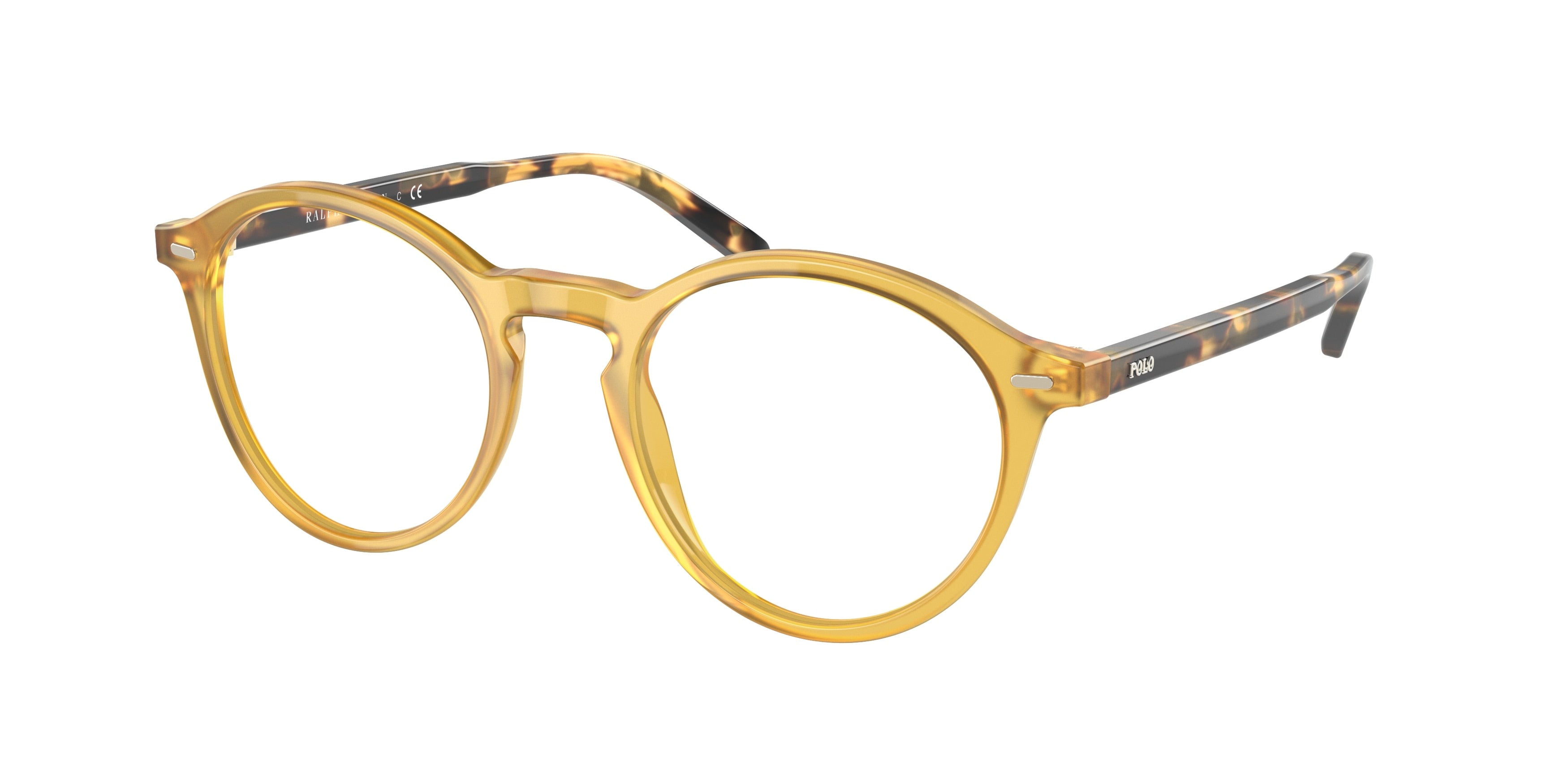 Polo PH2246 Phantos Eyeglasses  5005-Shiny Opal Honey 50-145-20 - Color Map Tortoise