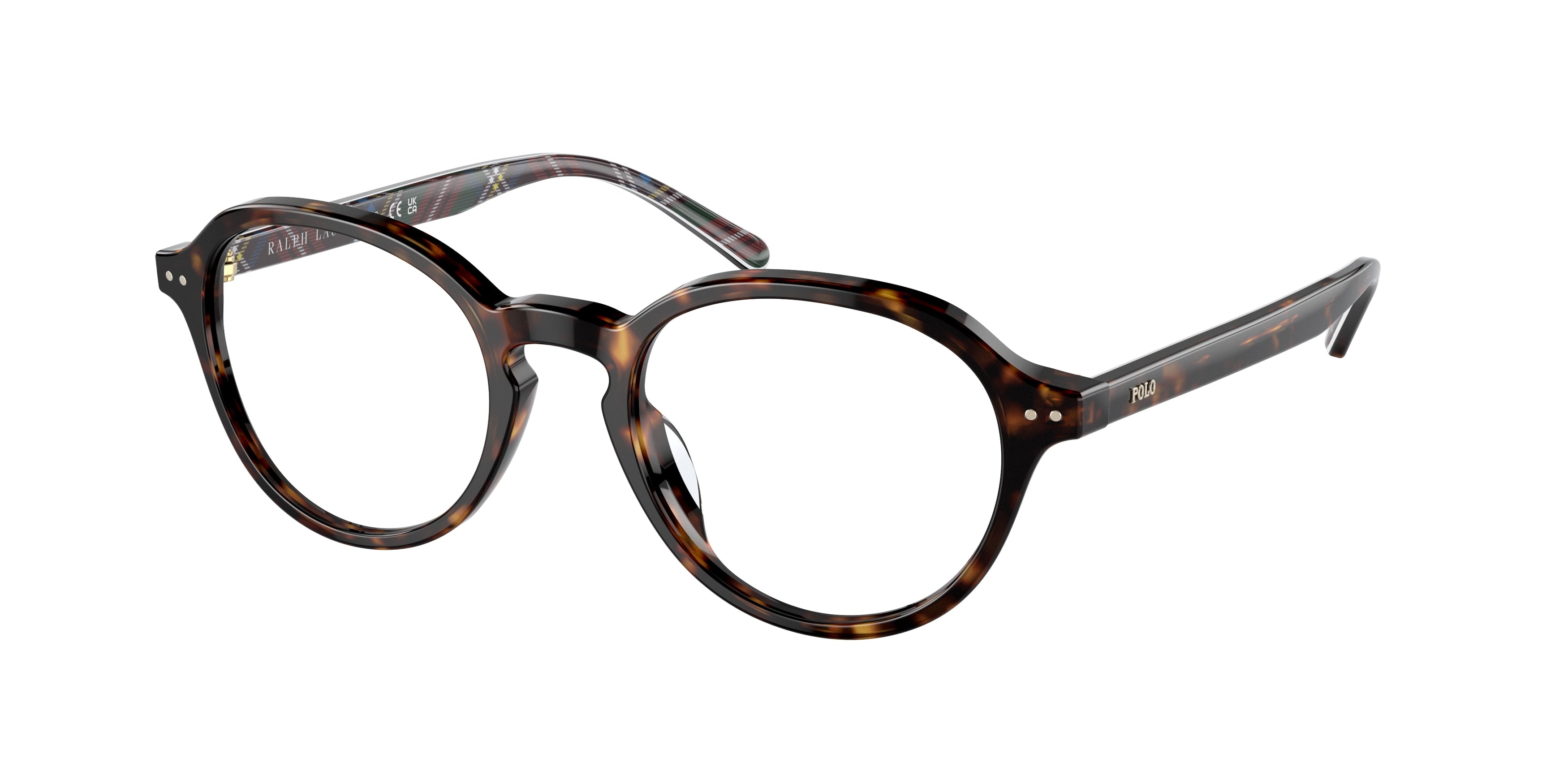 Polo PH2251U Oval Eyeglasses  5003-Shiny Dark Havana 50-145-20 - Color Map Tortoise