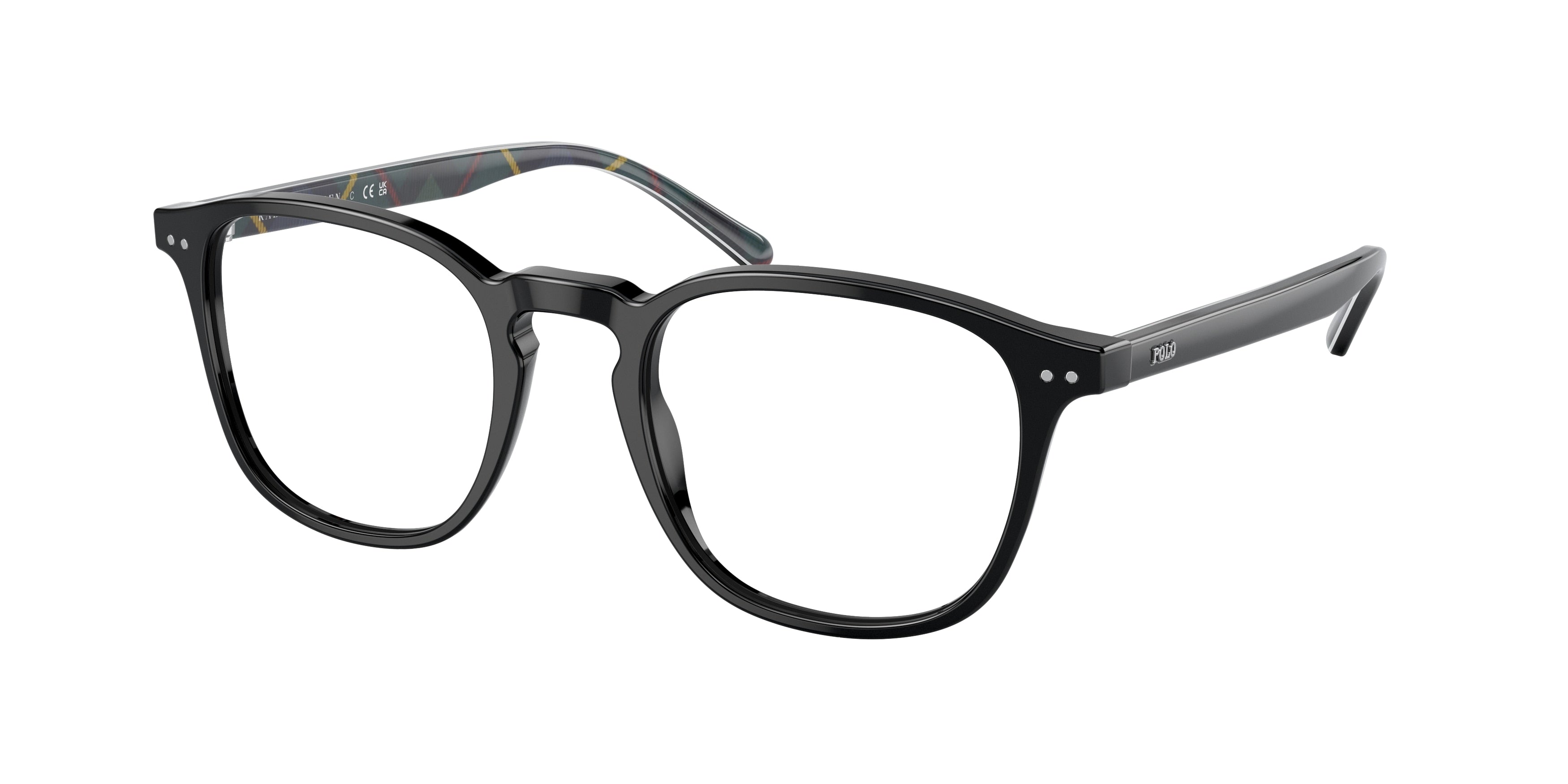 Polo PH2254 Pillow Eyeglasses  5001-Shiny Black 51-145-21 - Color Map Black
