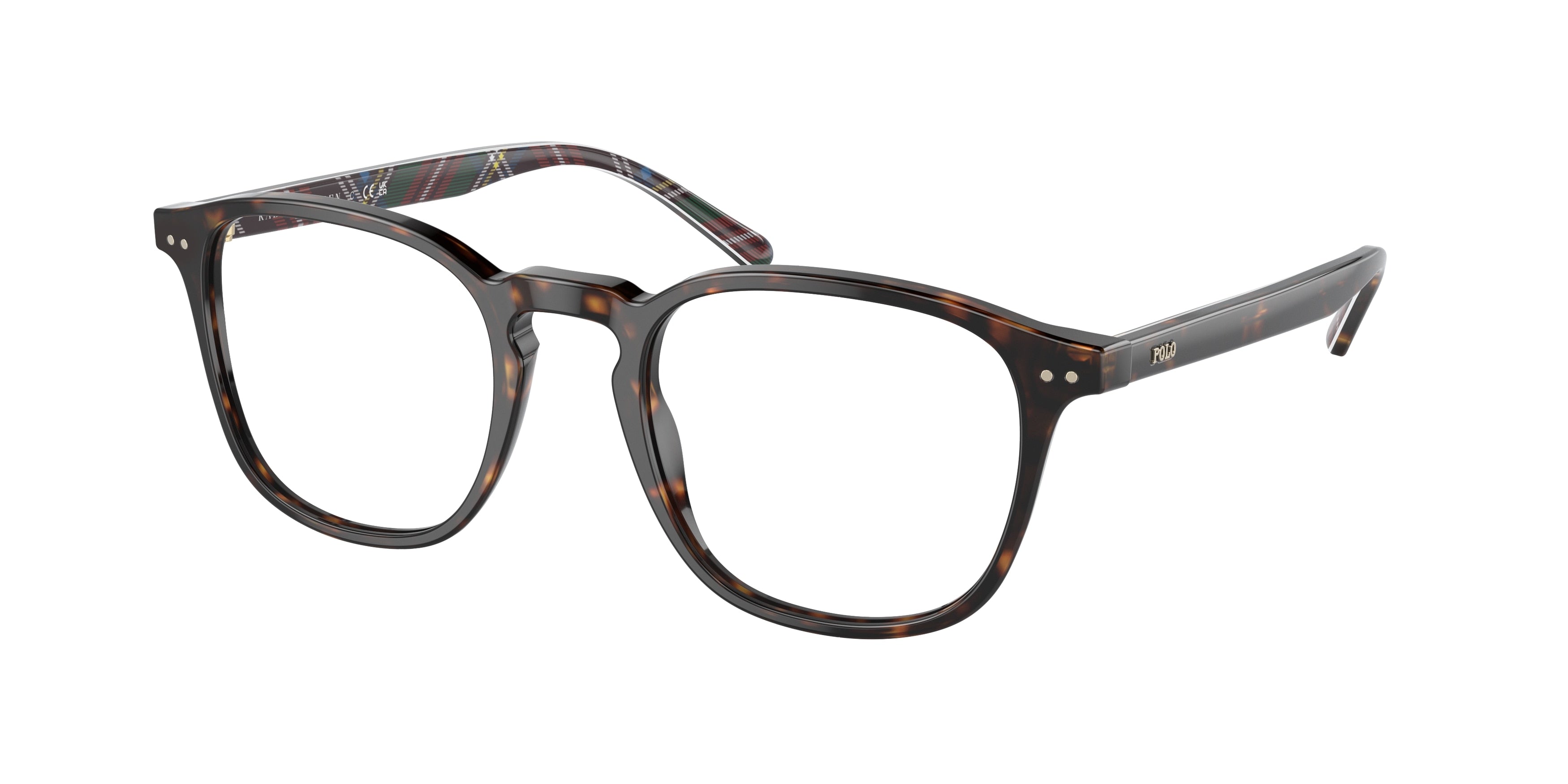 Polo PH2254 Pillow Eyeglasses  5003-Shiny Dark Havana 51-145-21 - Color Map Tortoise