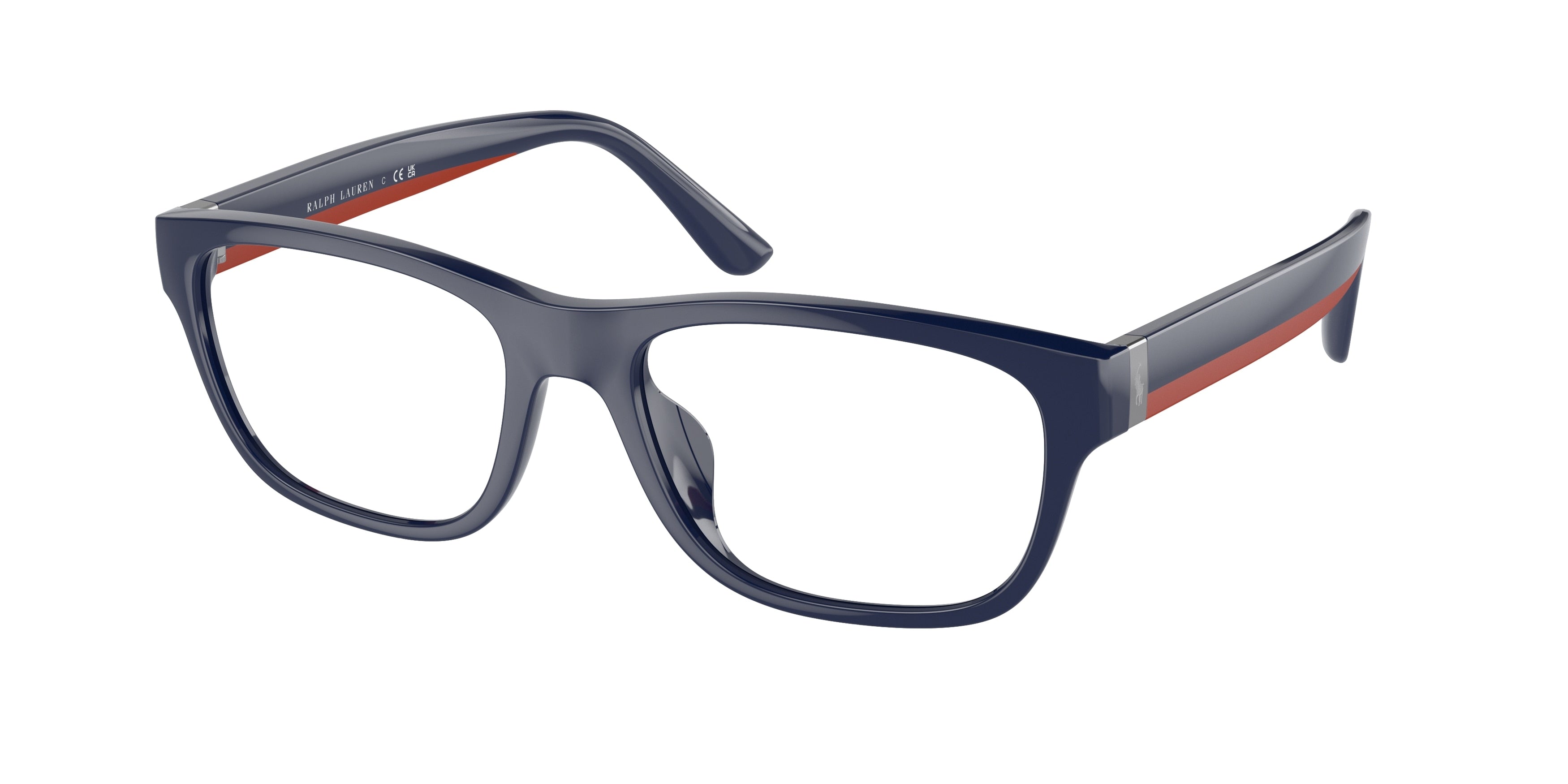 Polo PH2263U Pillow Eyeglasses  5620-Shiny New Port Navy 55-145-18 - Color Map Blue