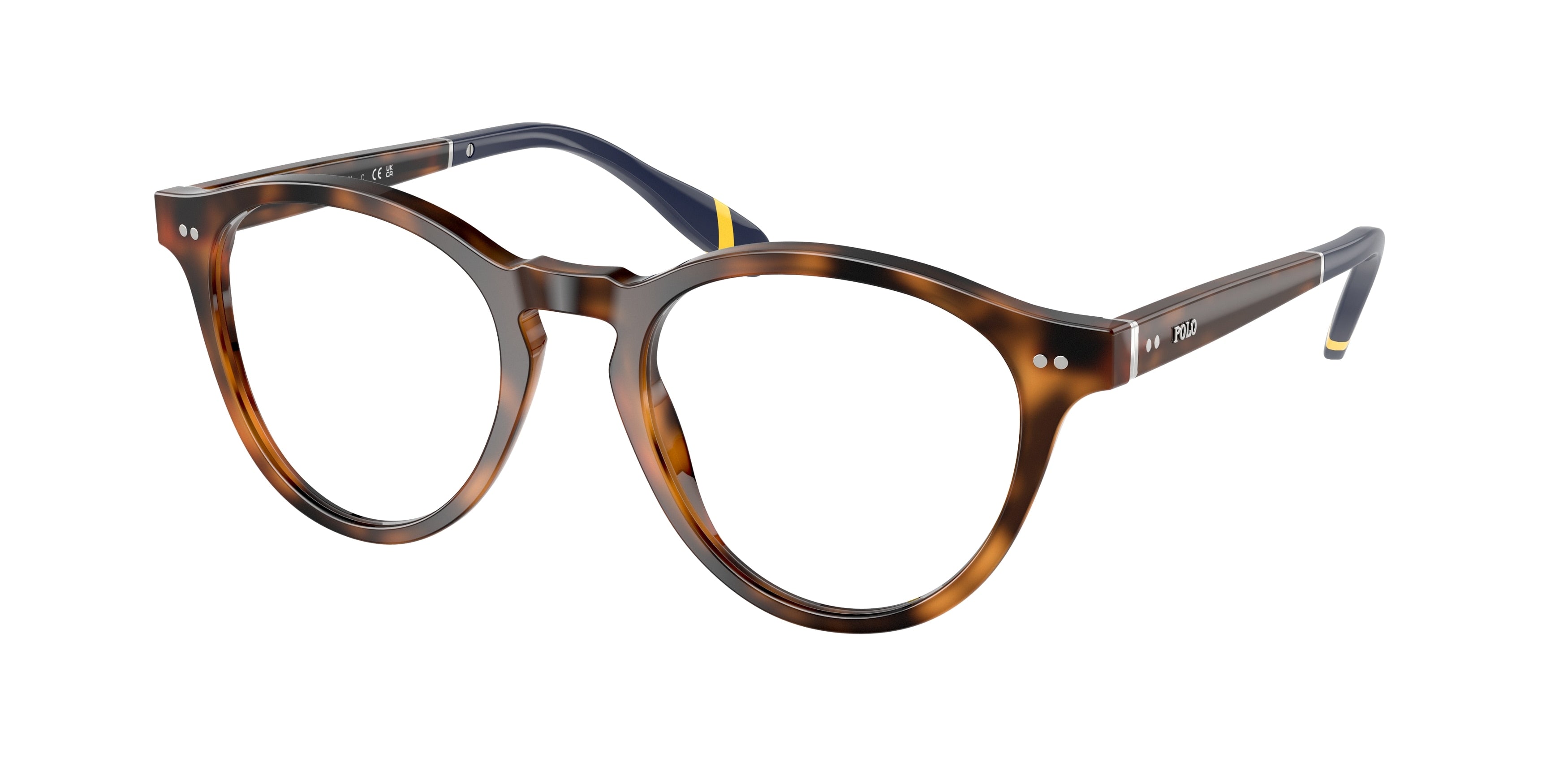 Polo PH2268 Rectangle Eyeglasses  5303-Shiny Red Havana 51-145-20 - Color Map Red