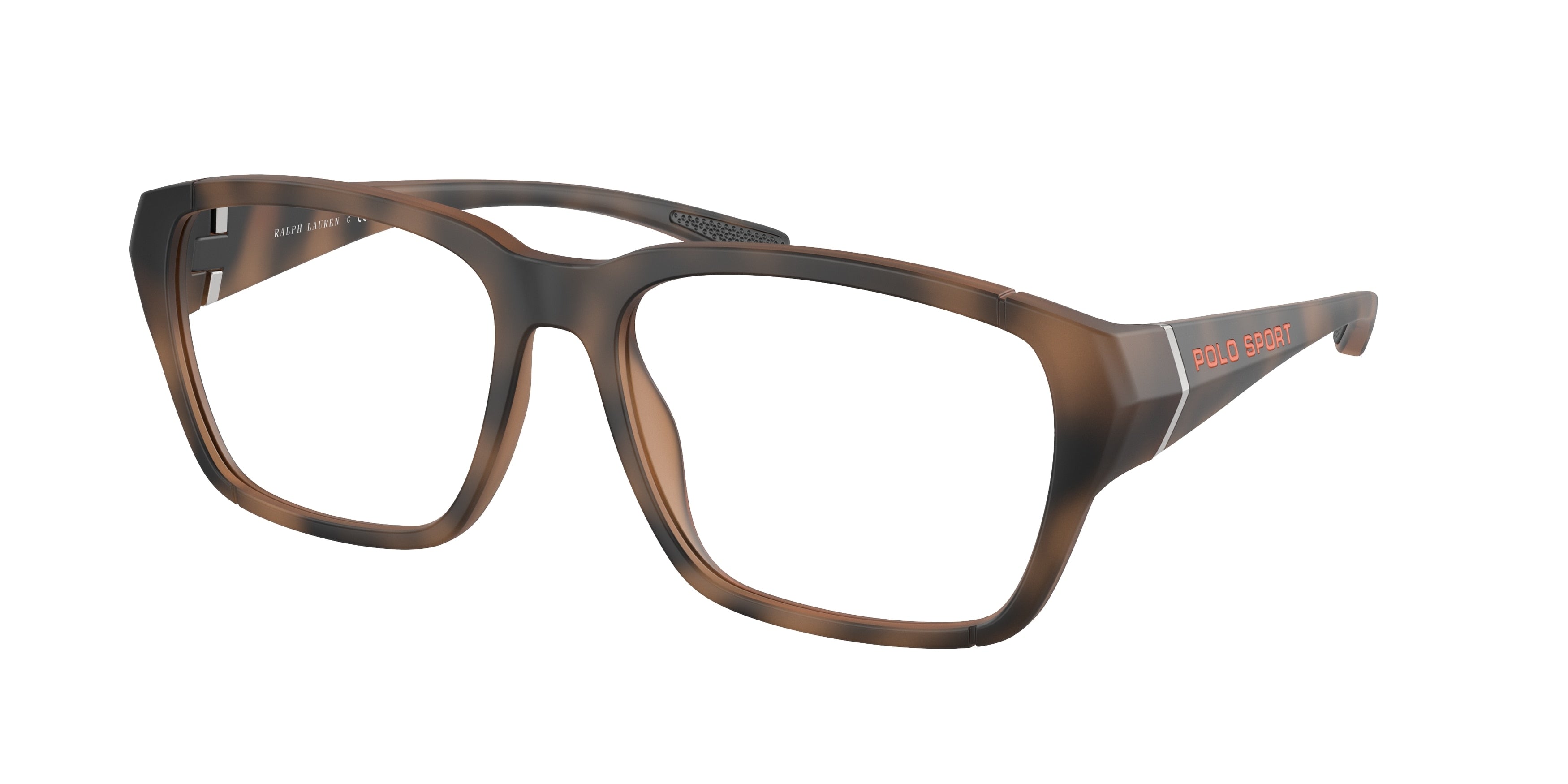 Polo PH2276U Square Eyeglasses  6070-Matte Dark Havana 58-145-17 - Color Map Tortoise