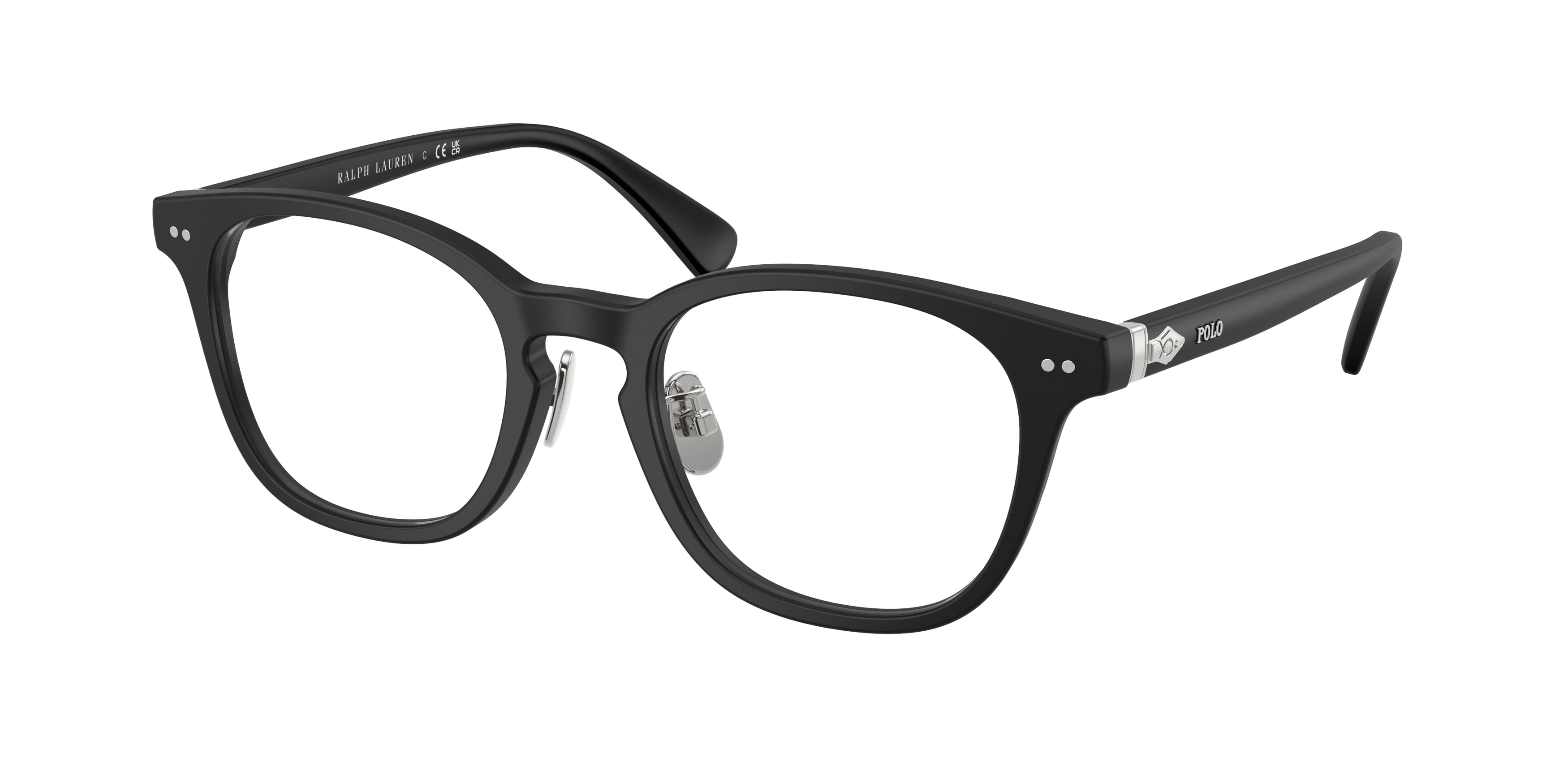 Polo PH2285D Rectangle Eyeglasses  5389-Matte Black 51-145-20 - Color Map Black